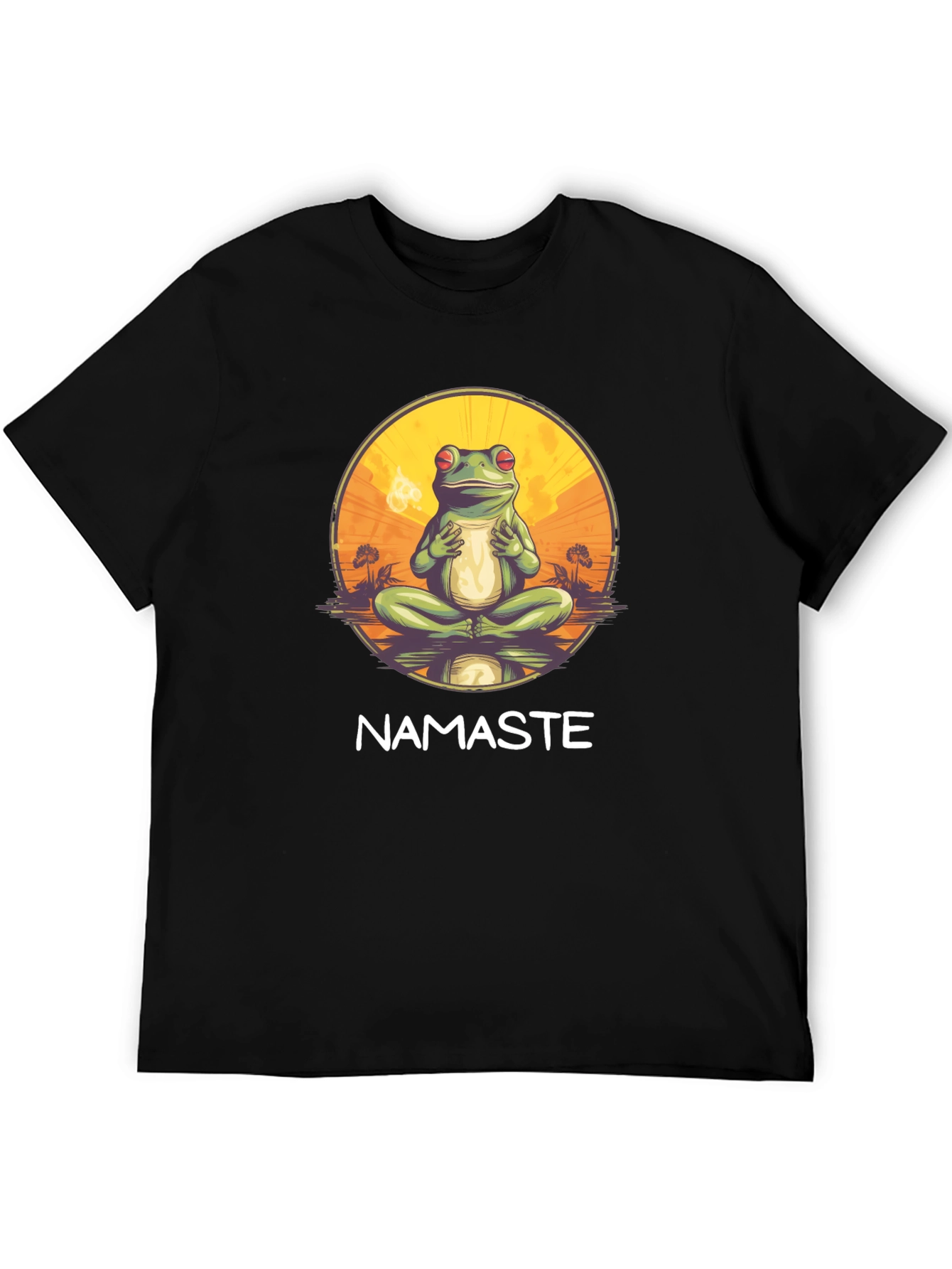 Namaste Frog Graphic Tee
