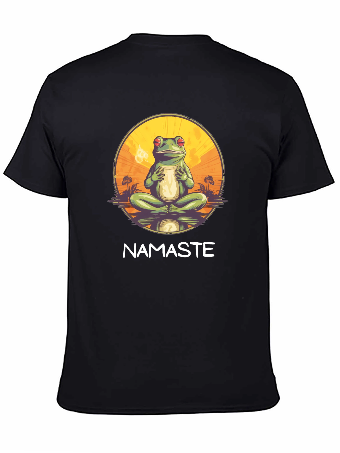 Namaste Frog Graphic Tee