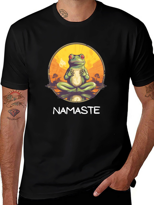 Namaste Frog Graphic Tee