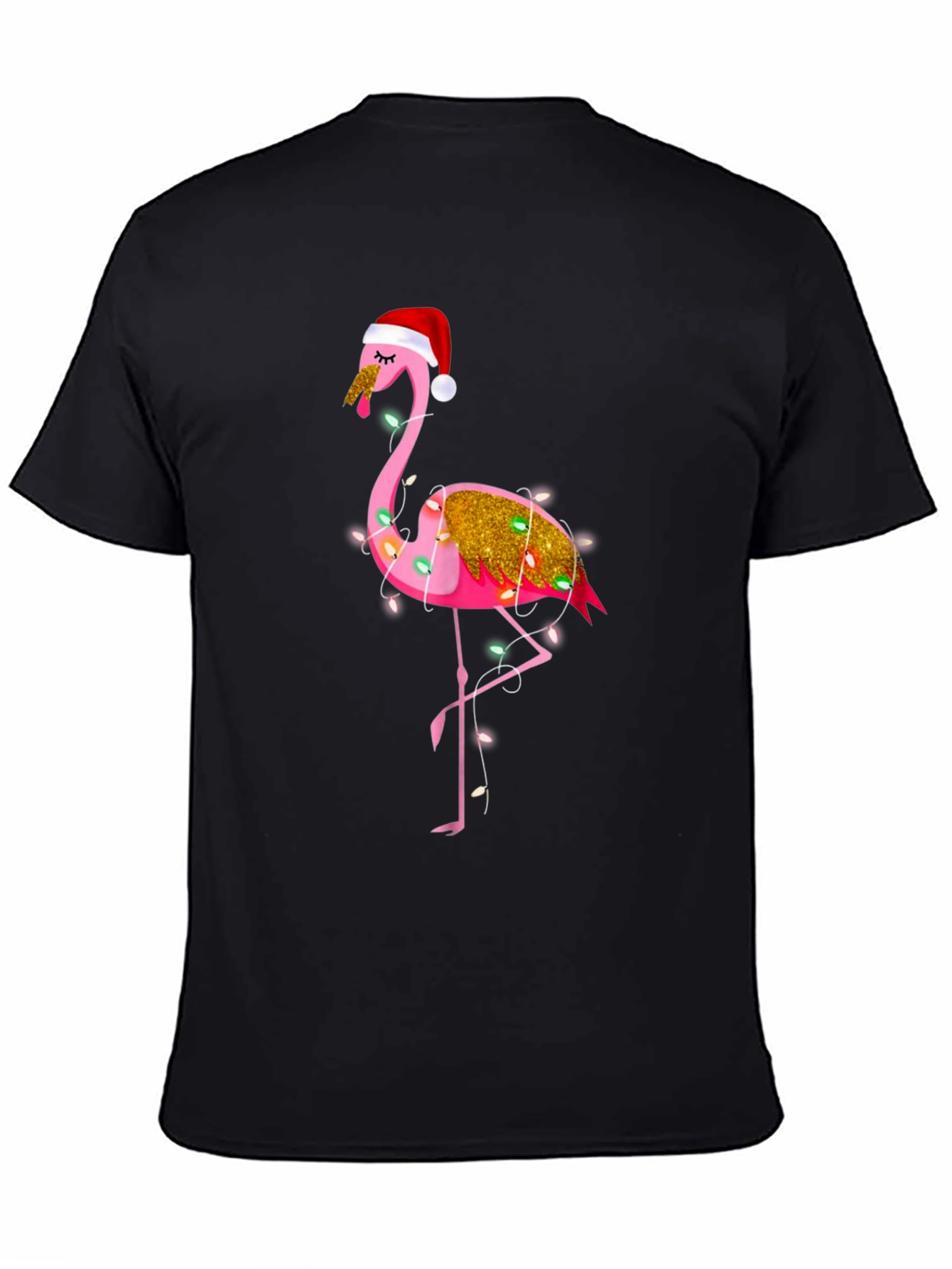 Festive Flamingo Christmas T-Shirt