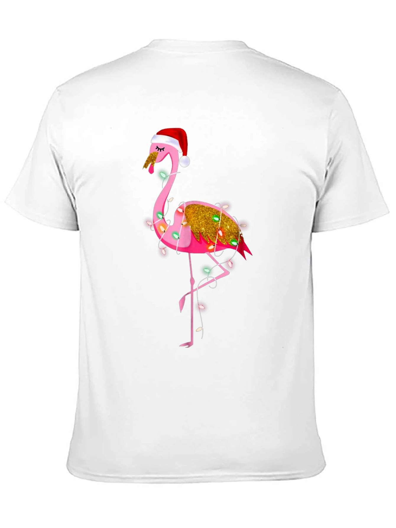 Festive Flamingo Christmas T-Shirt