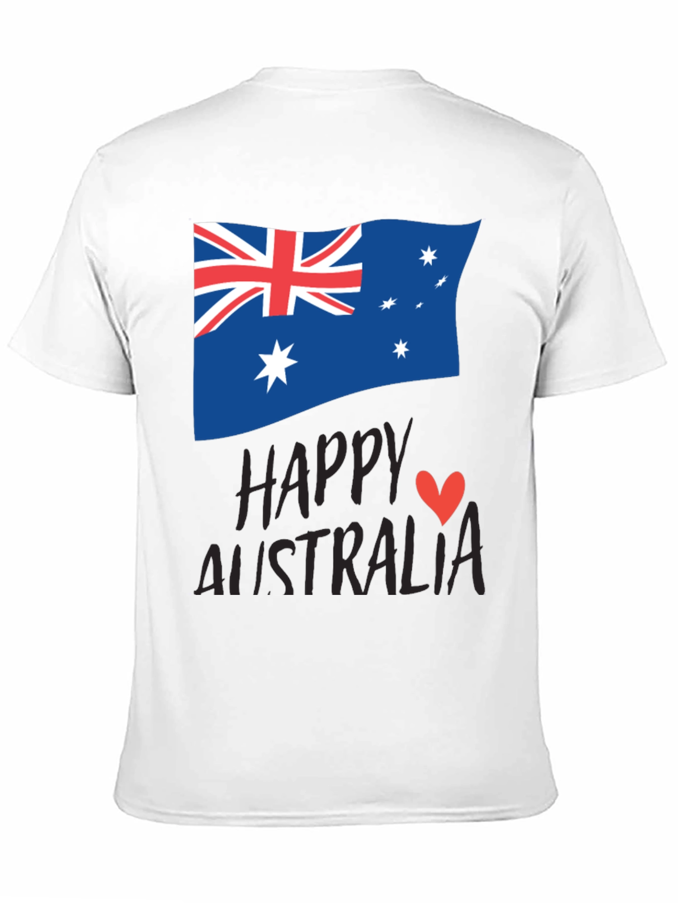 Happy Australia Day T-Shirt - Unisex Black Tee