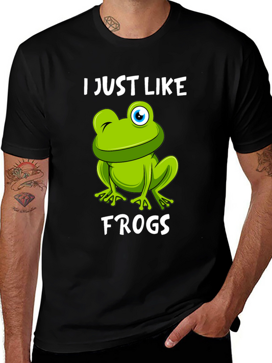 I Just Like Frogs T-Shirt - Funny Frog Lover Tee