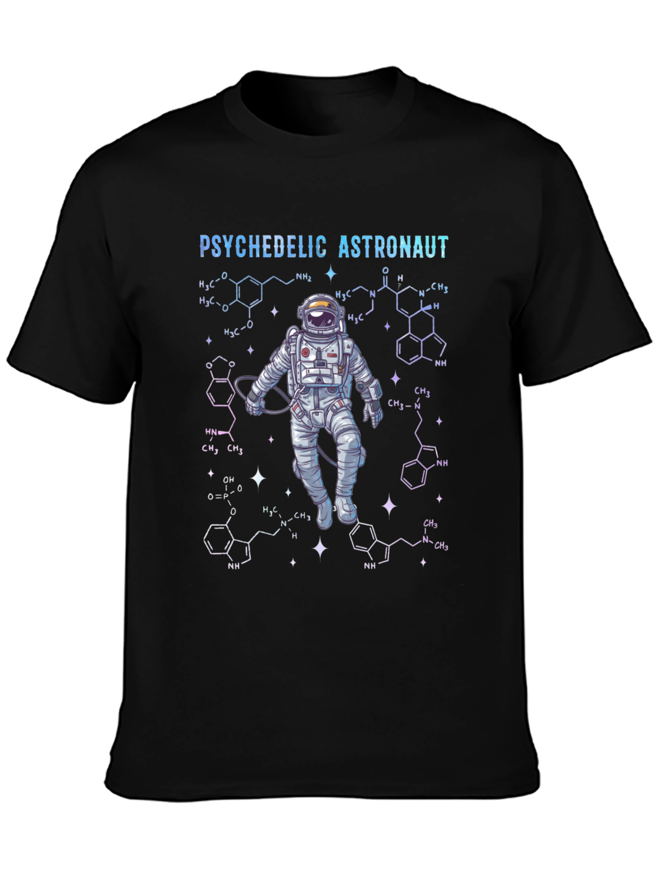 Psychedelic Astronaut Graphic T-Shirt