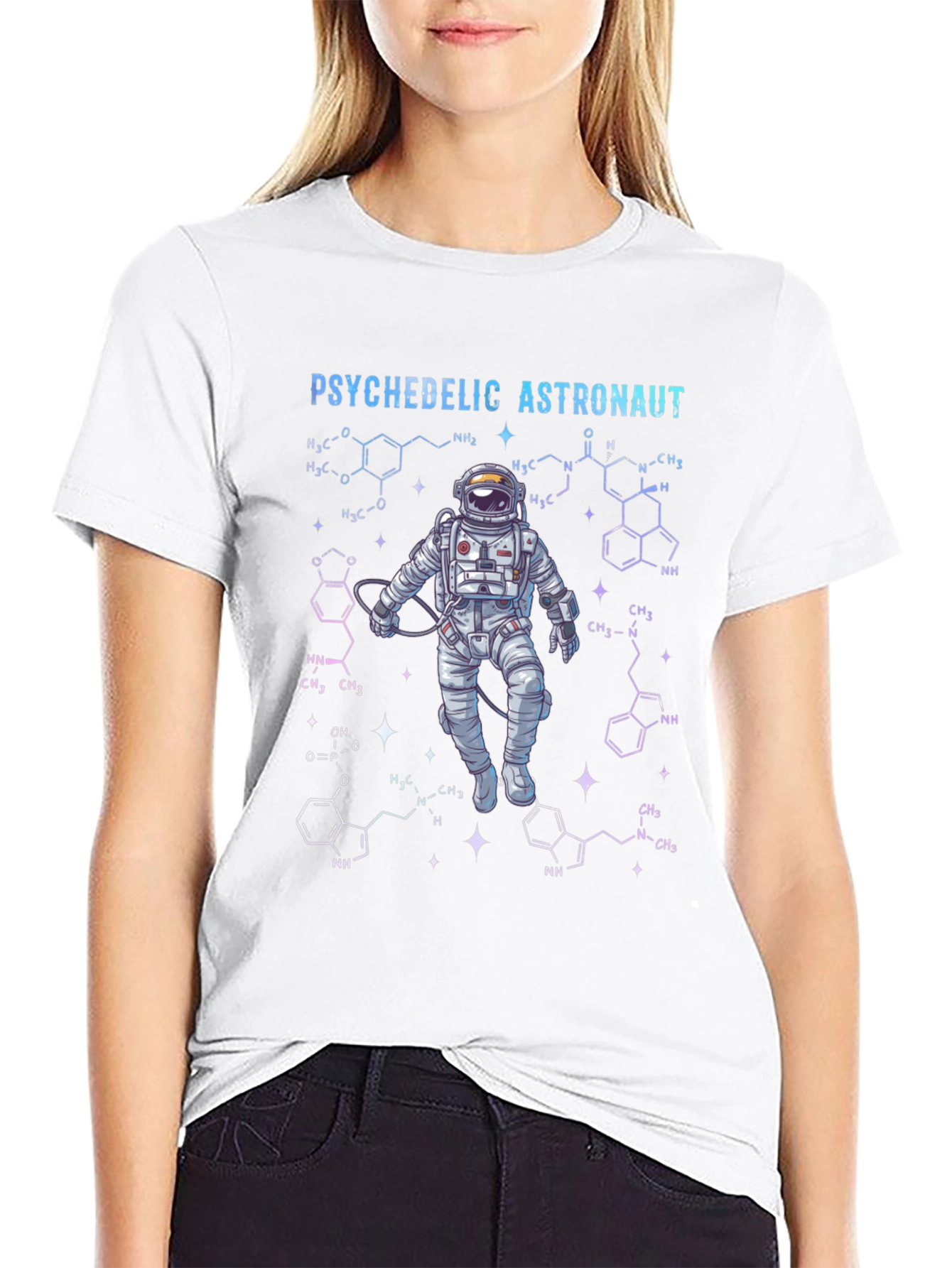 Psychedelic Astronaut Graphic T-Shirt