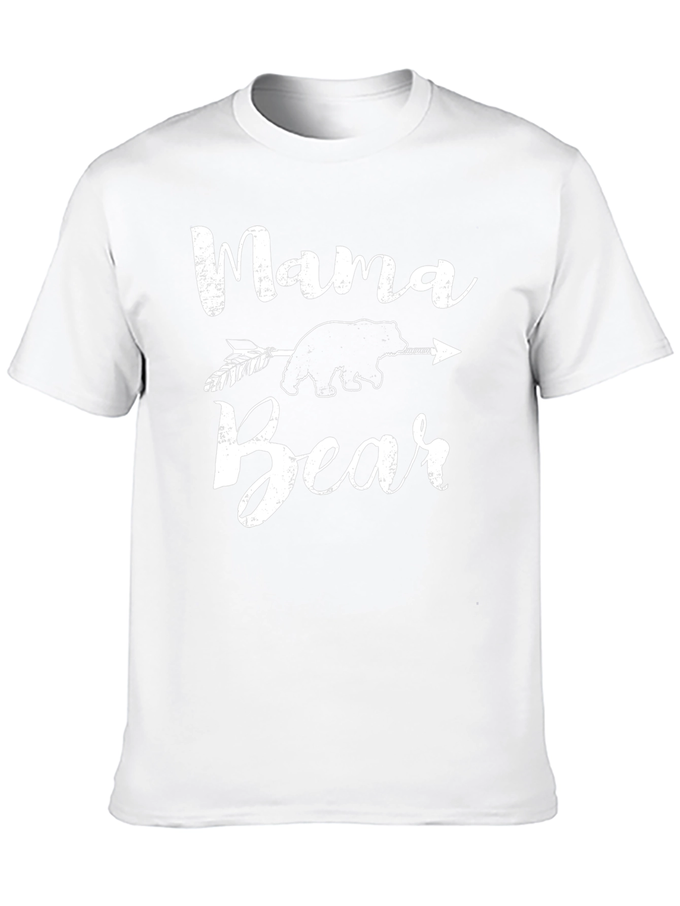 Mama Bear Graphic Tee - Black Casual T-Shirt