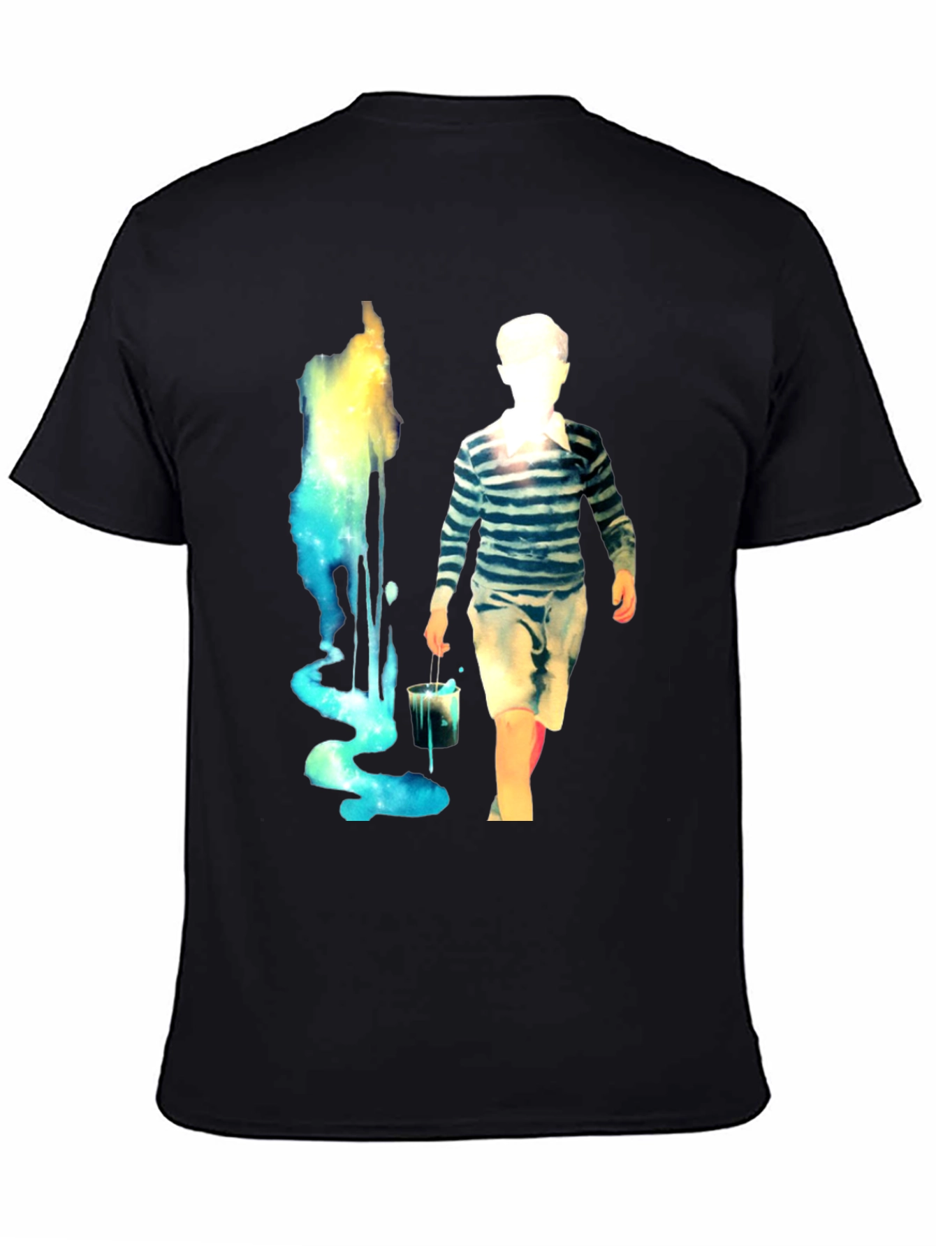 Artistic Boy with Paint T-Shirt - Unique Design