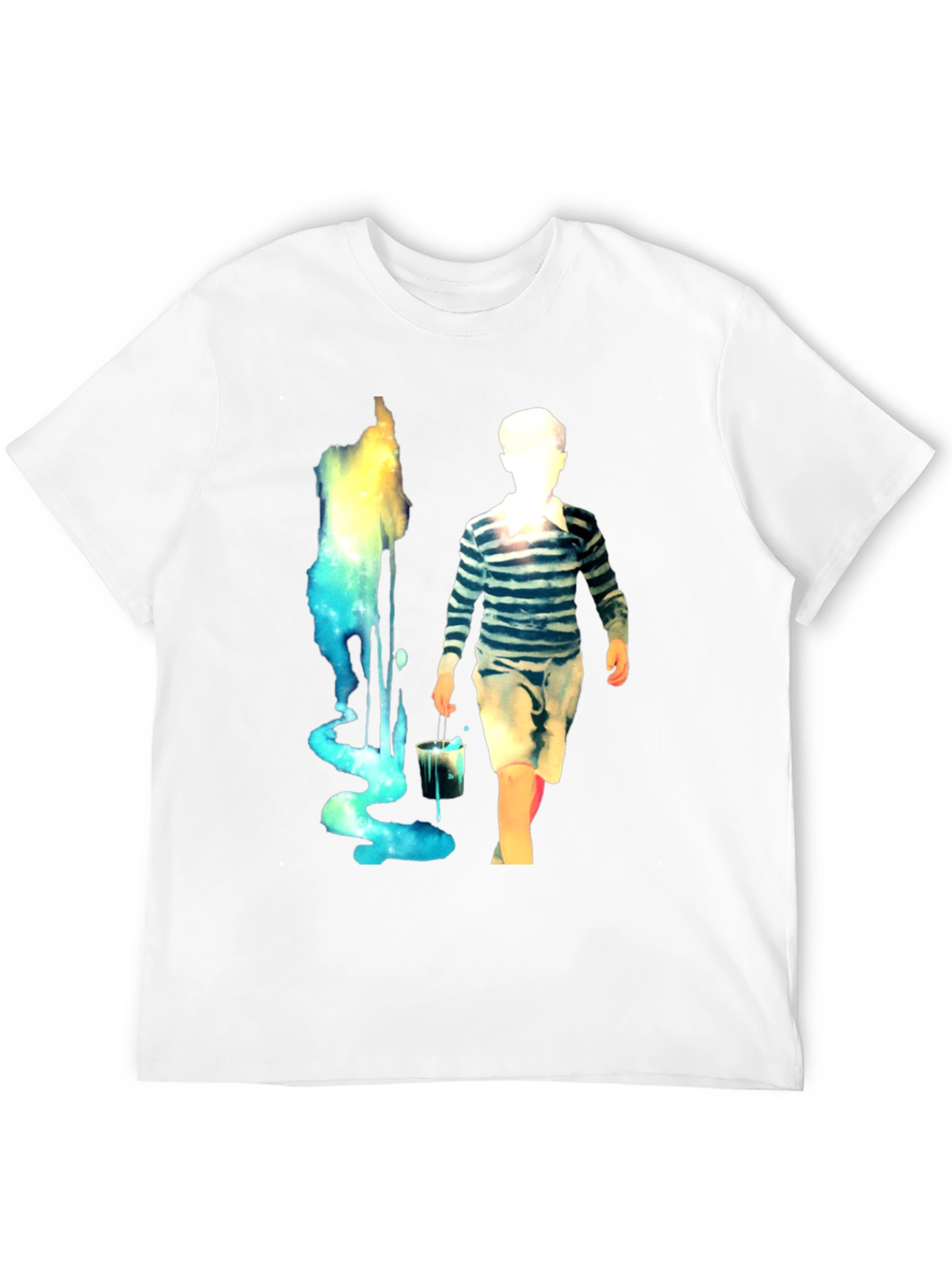 Artistic Boy with Paint T-Shirt - Unique Design