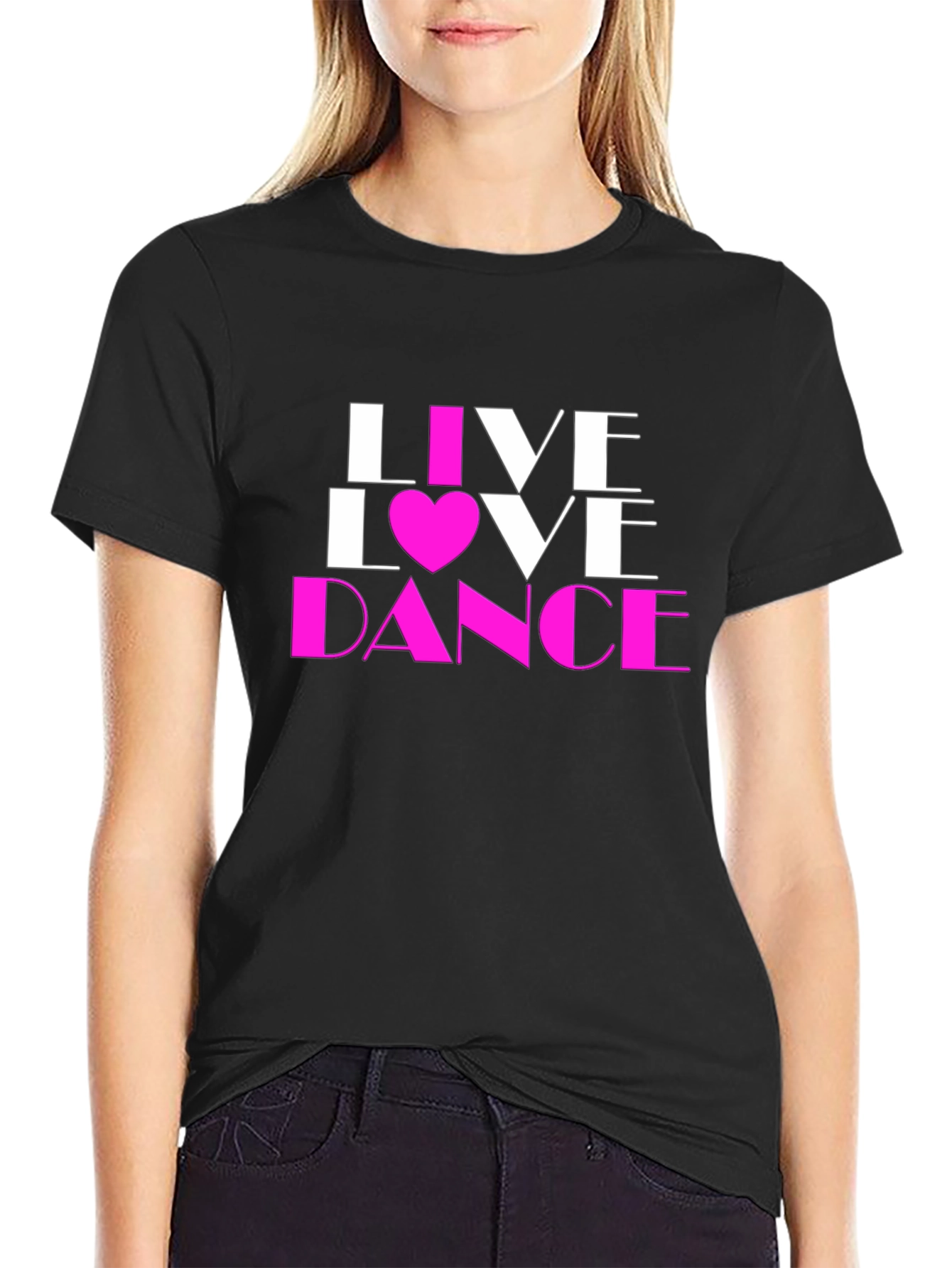 Live Love Dance Graphic Tee Shirt