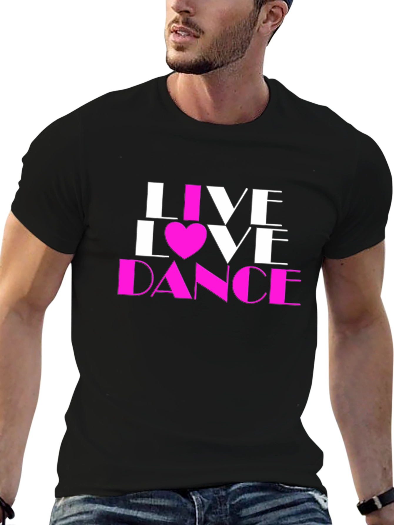 Live Love Dance Graphic Tee Shirt