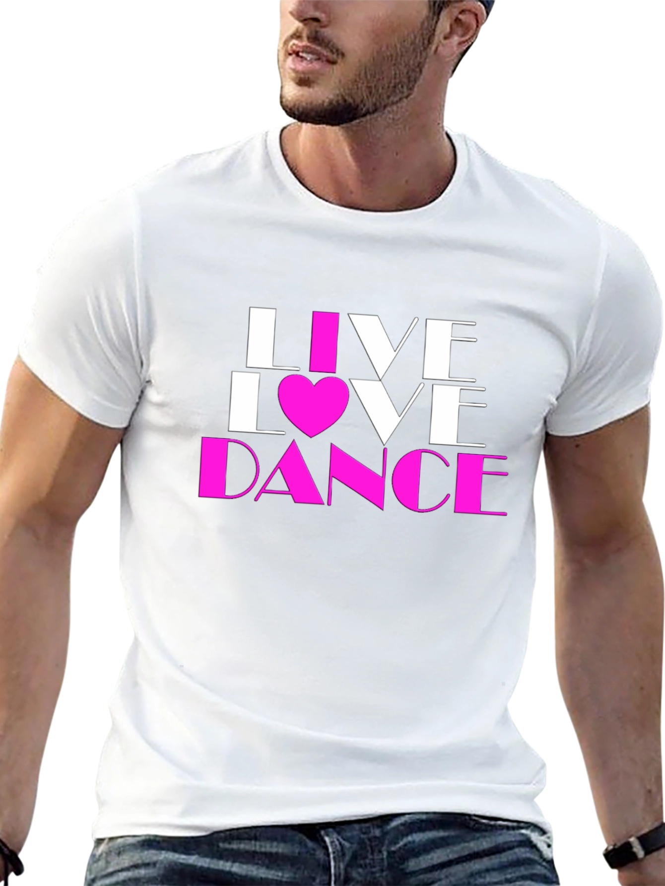 Live Love Dance Graphic Tee Shirt