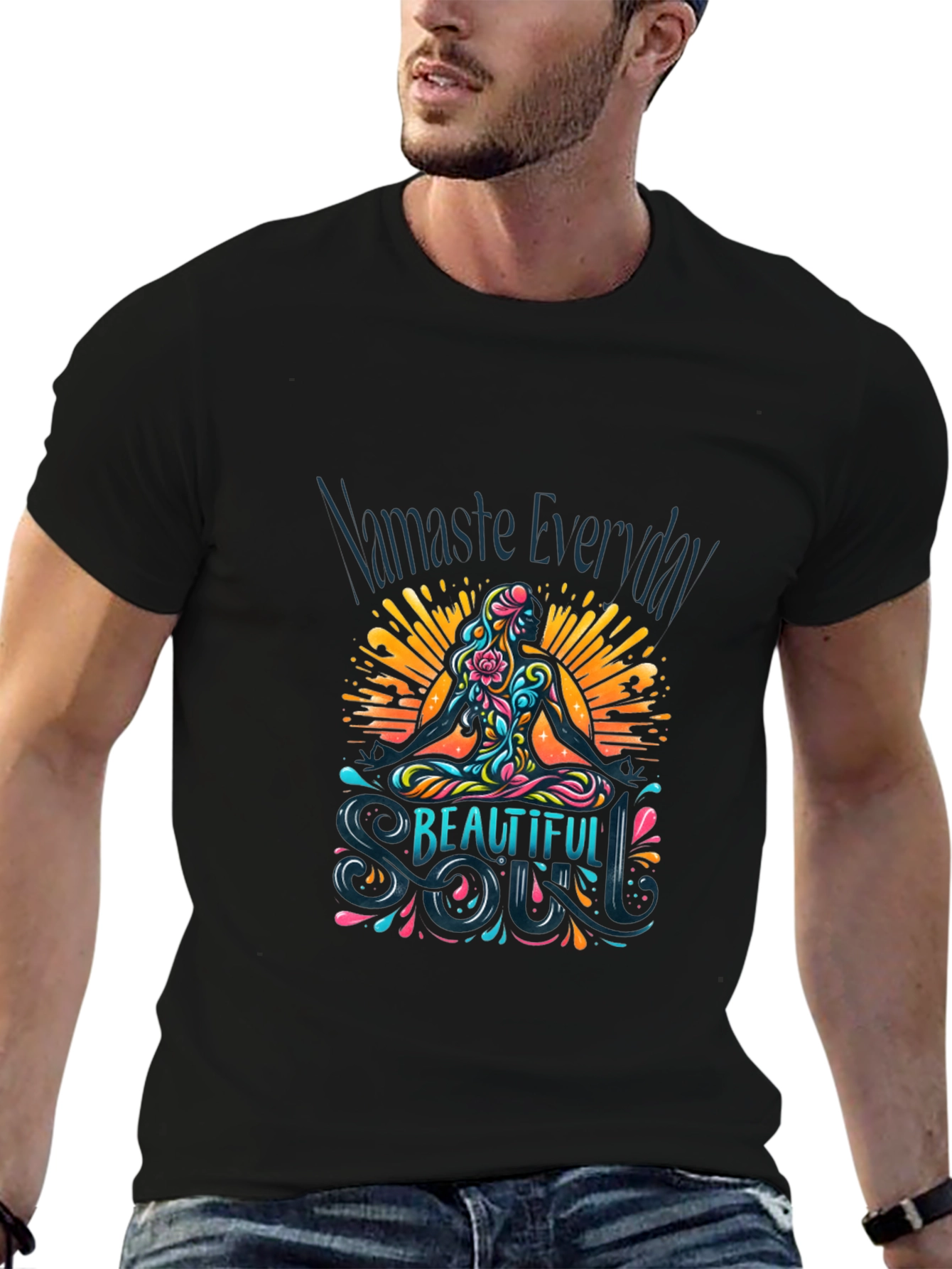 Namaste Everyday Beautiful Soul Graphic Tee