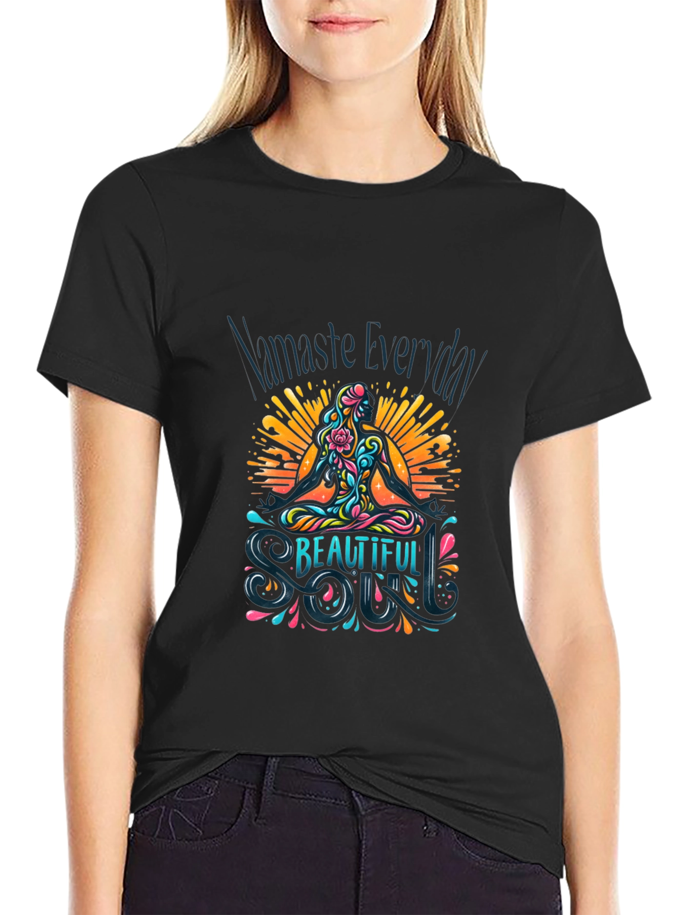 Namaste Everyday Beautiful Soul Graphic Tee