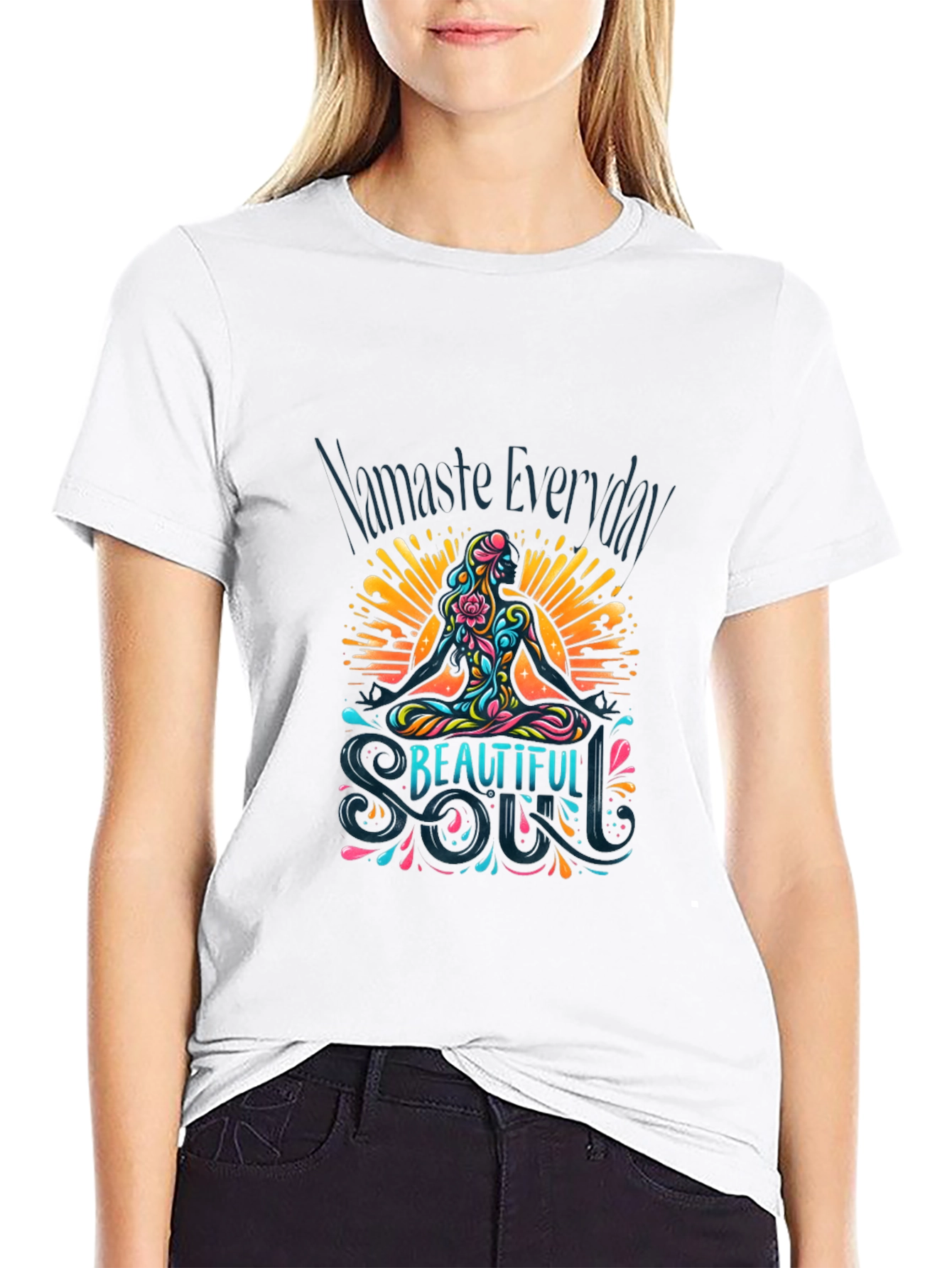 Namaste Everyday Beautiful Soul Graphic Tee
