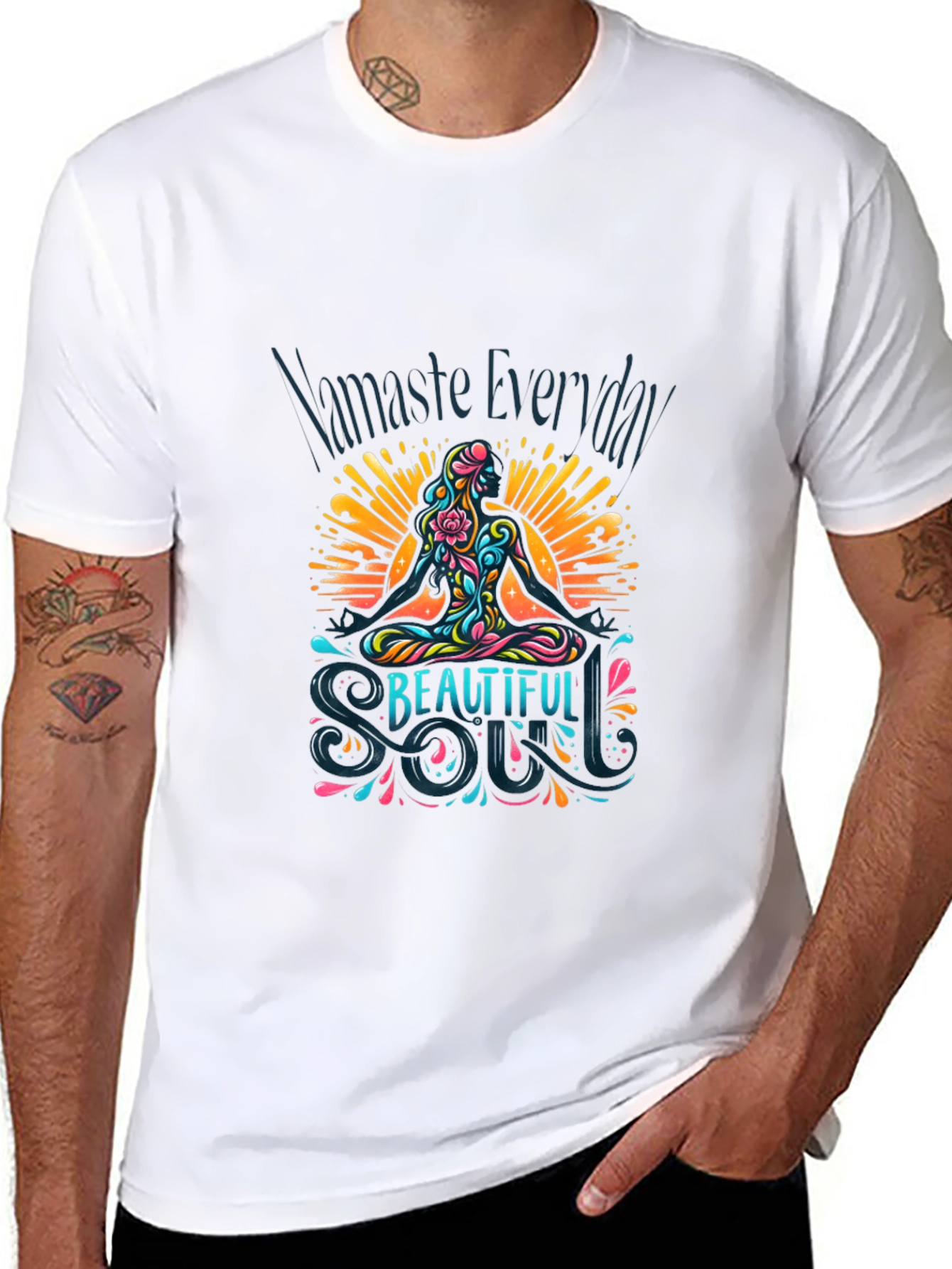 Namaste Everyday Beautiful Soul Graphic Tee