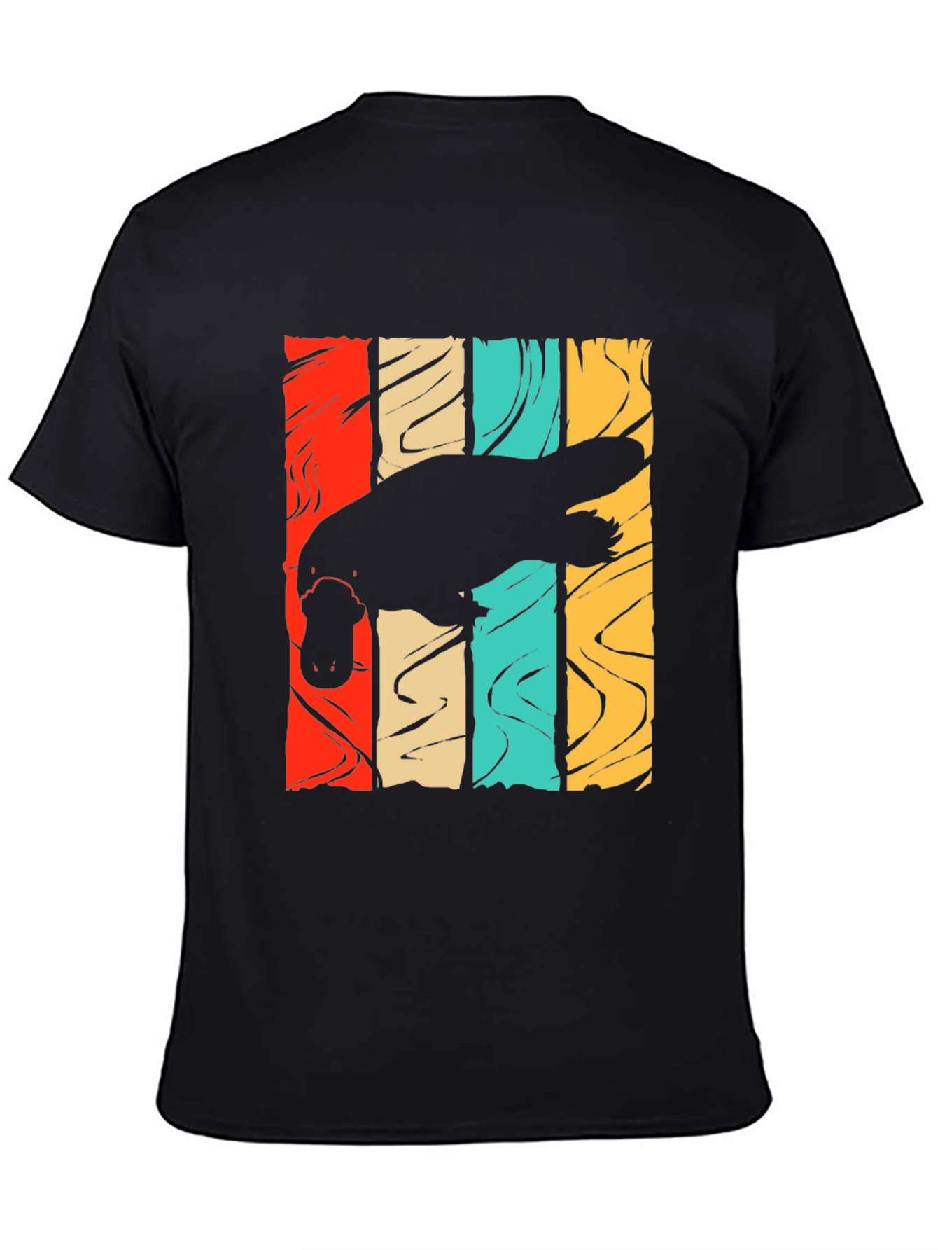 Retro Platypus Graphic T-Shirt
