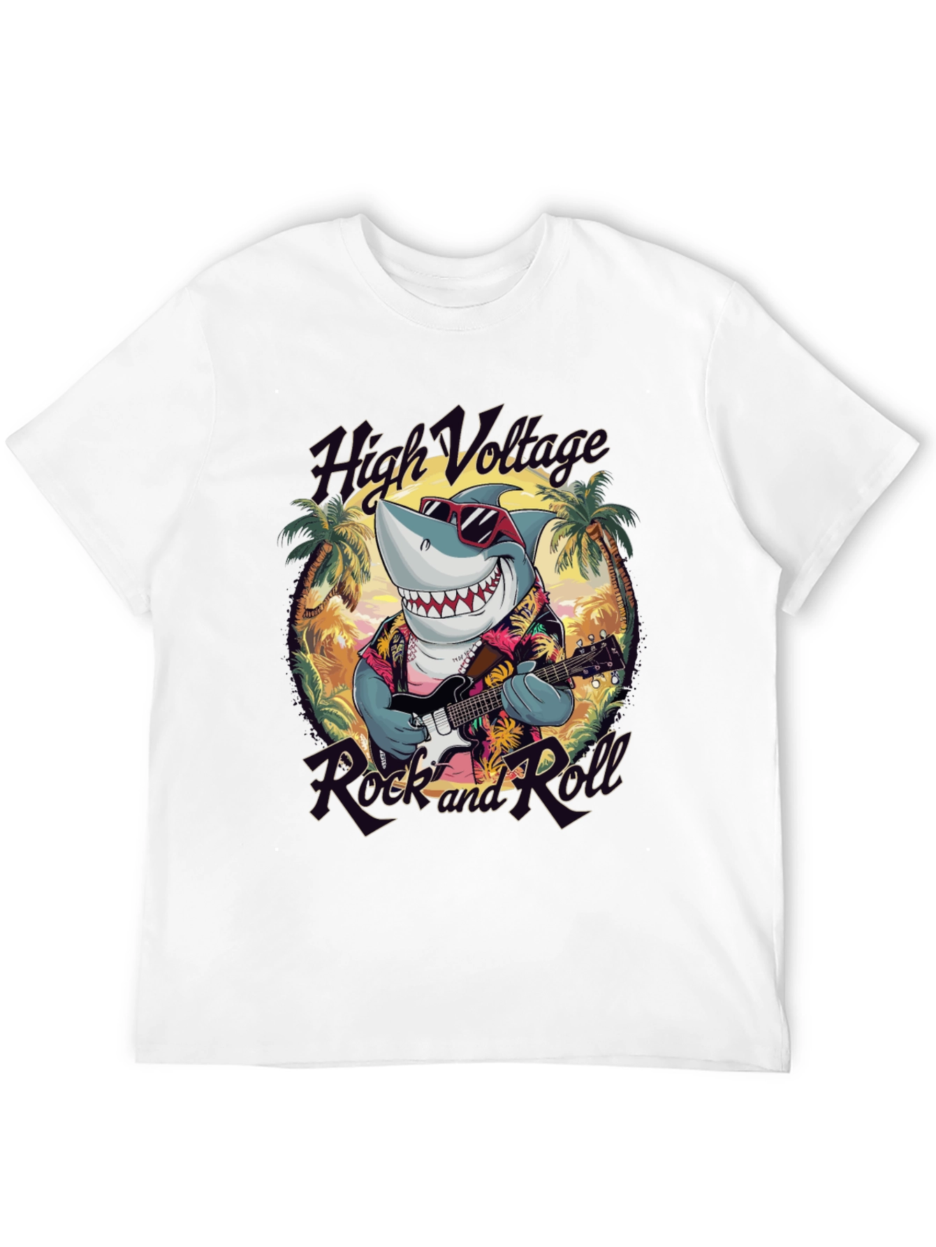 Rock and Roll Shark T-Shirt