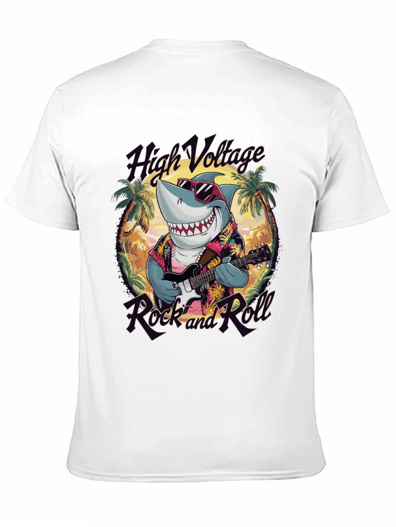 Rock and Roll Shark T-Shirt