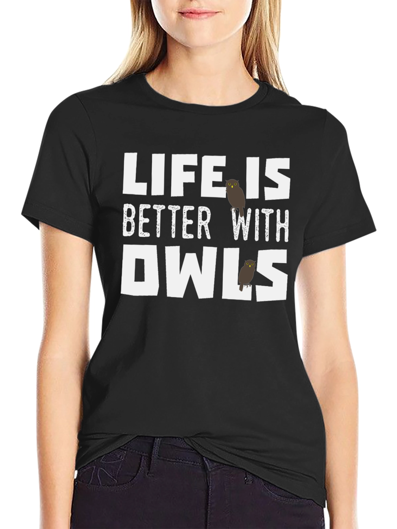 Life is Better with Owls Graphic Tee