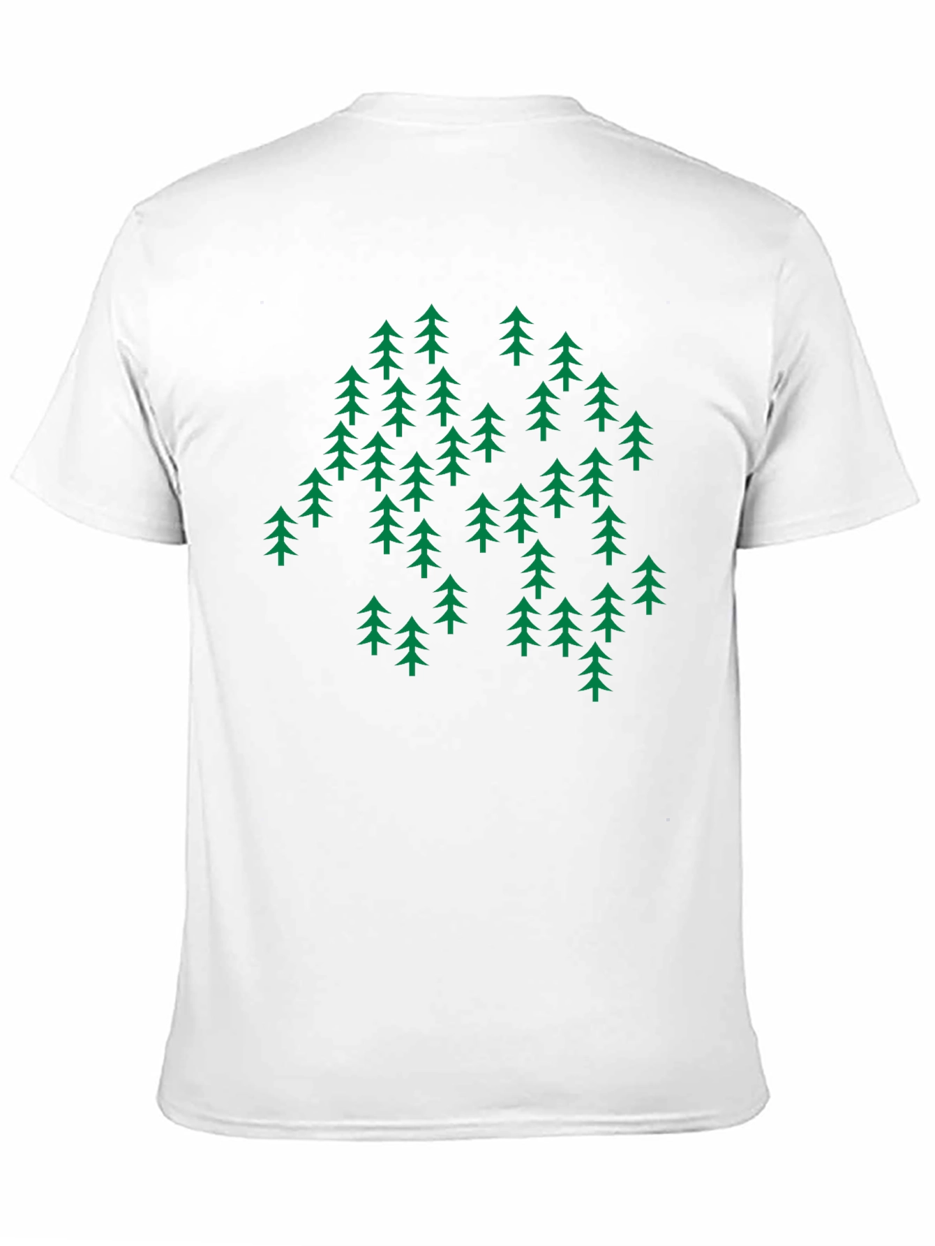 Nature Inspired Graphic Tee - Evergreen Forest Design