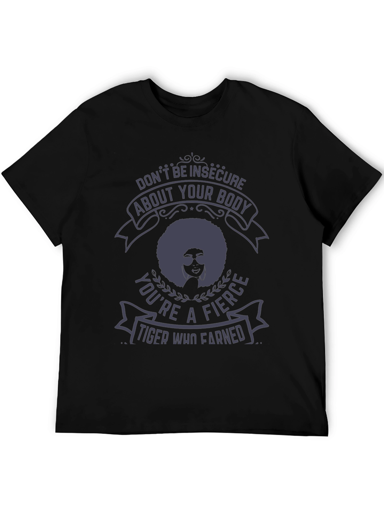Fierce Tiger Graphic Tee - Empowering Message