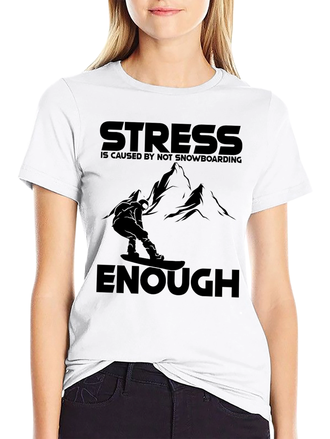 Stress Snowboarding T-Shirt