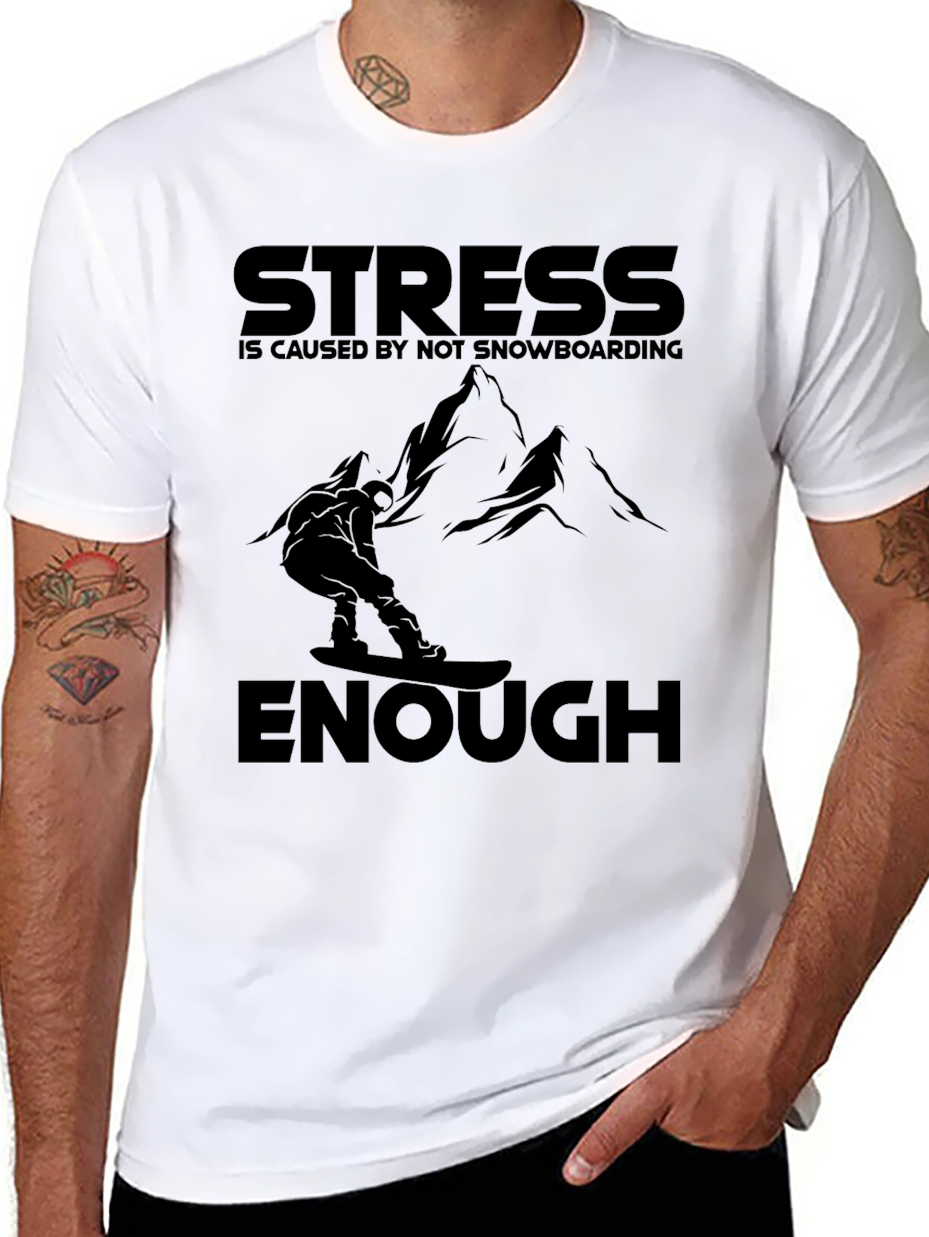 Stress Snowboarding T-Shirt