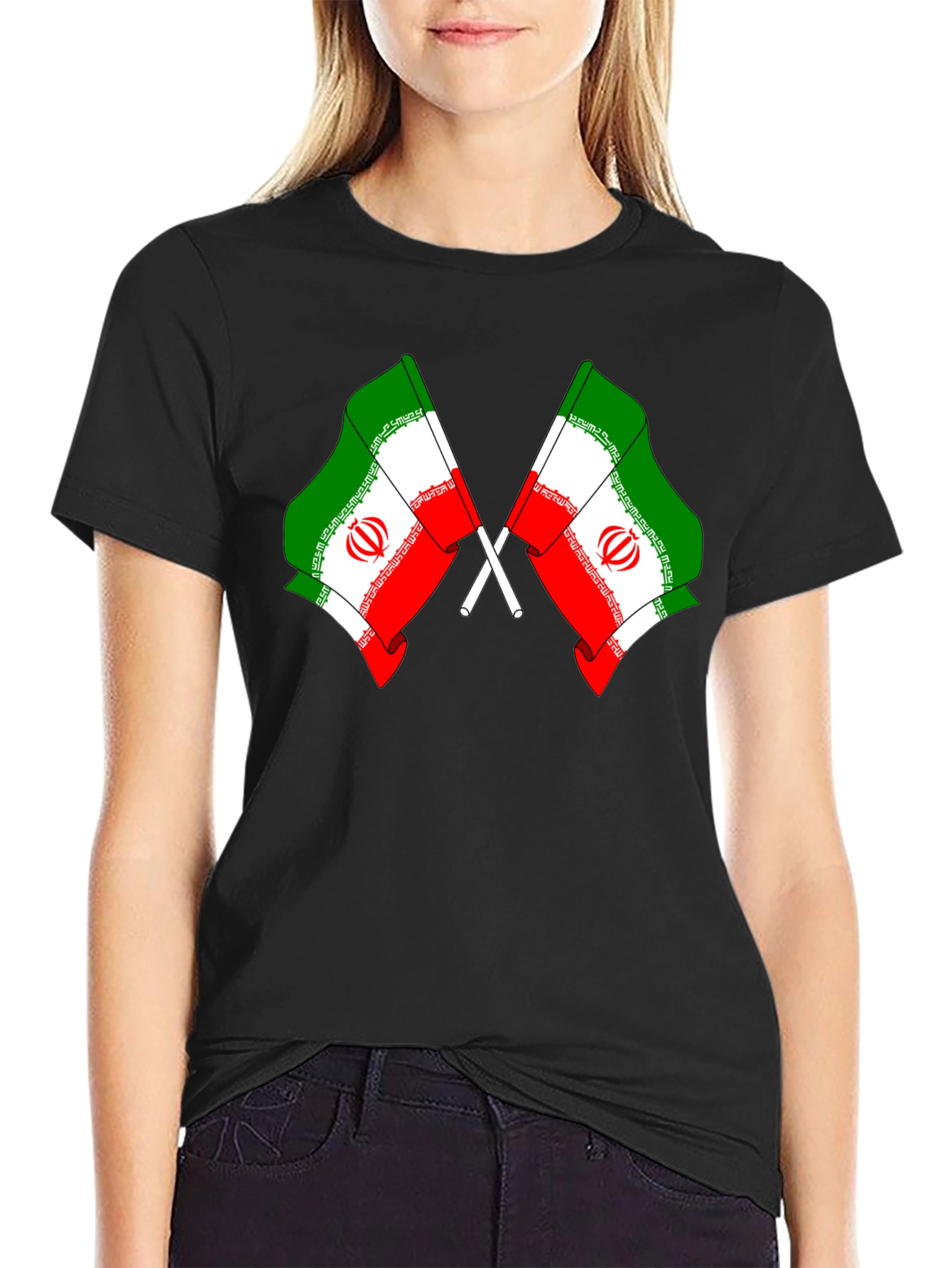 Iran Flag Graphic T-Shirt