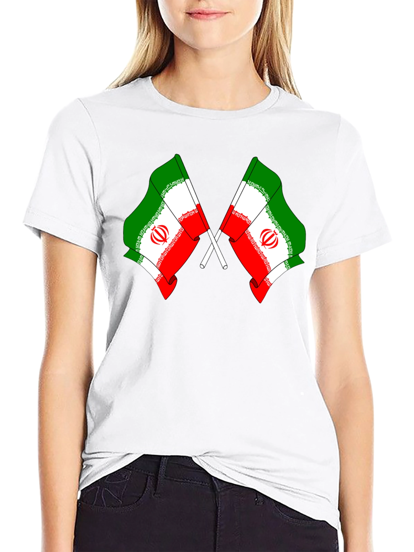 Iran Flag Graphic T-Shirt