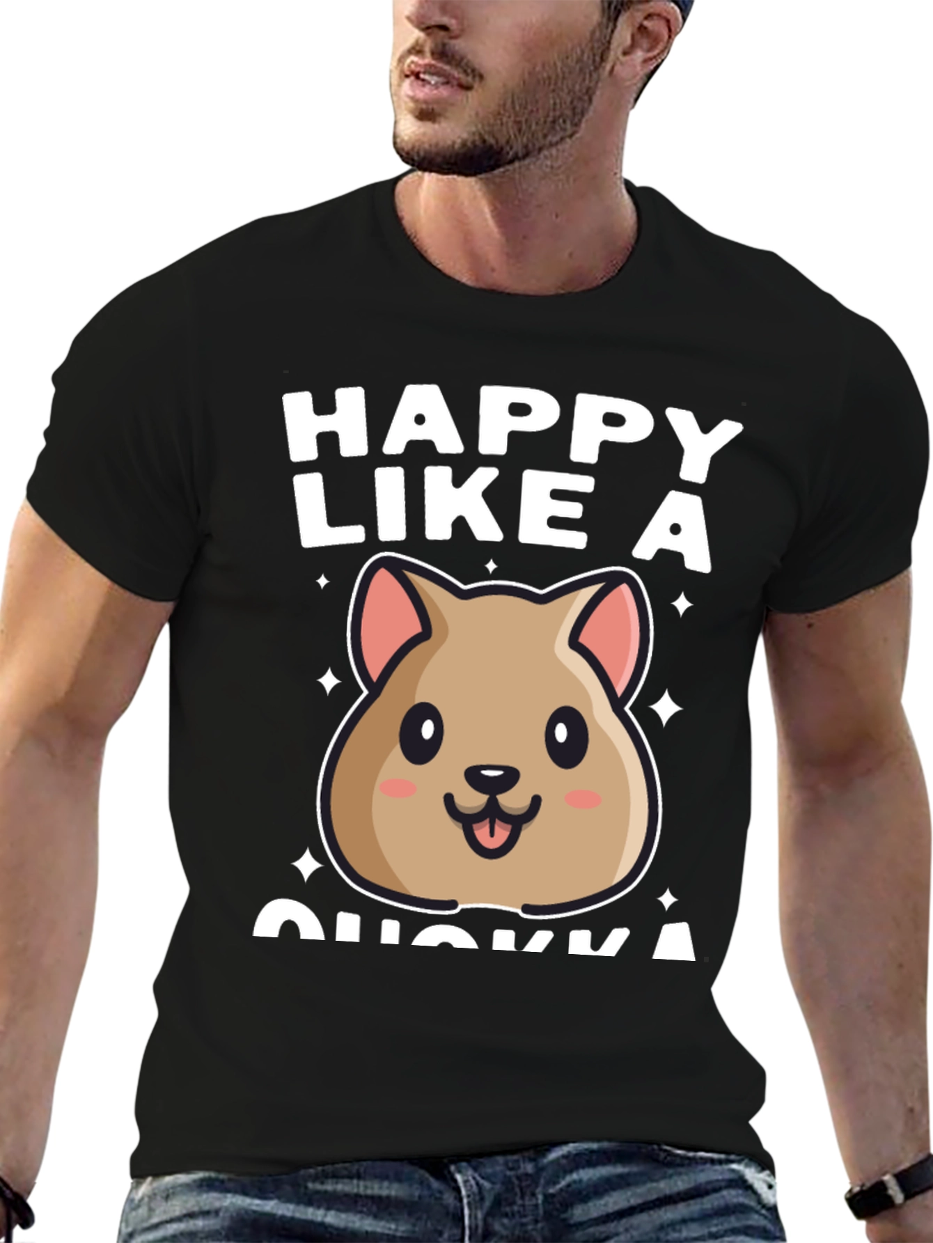 Happy Like a Quokka Graphic T-Shirt