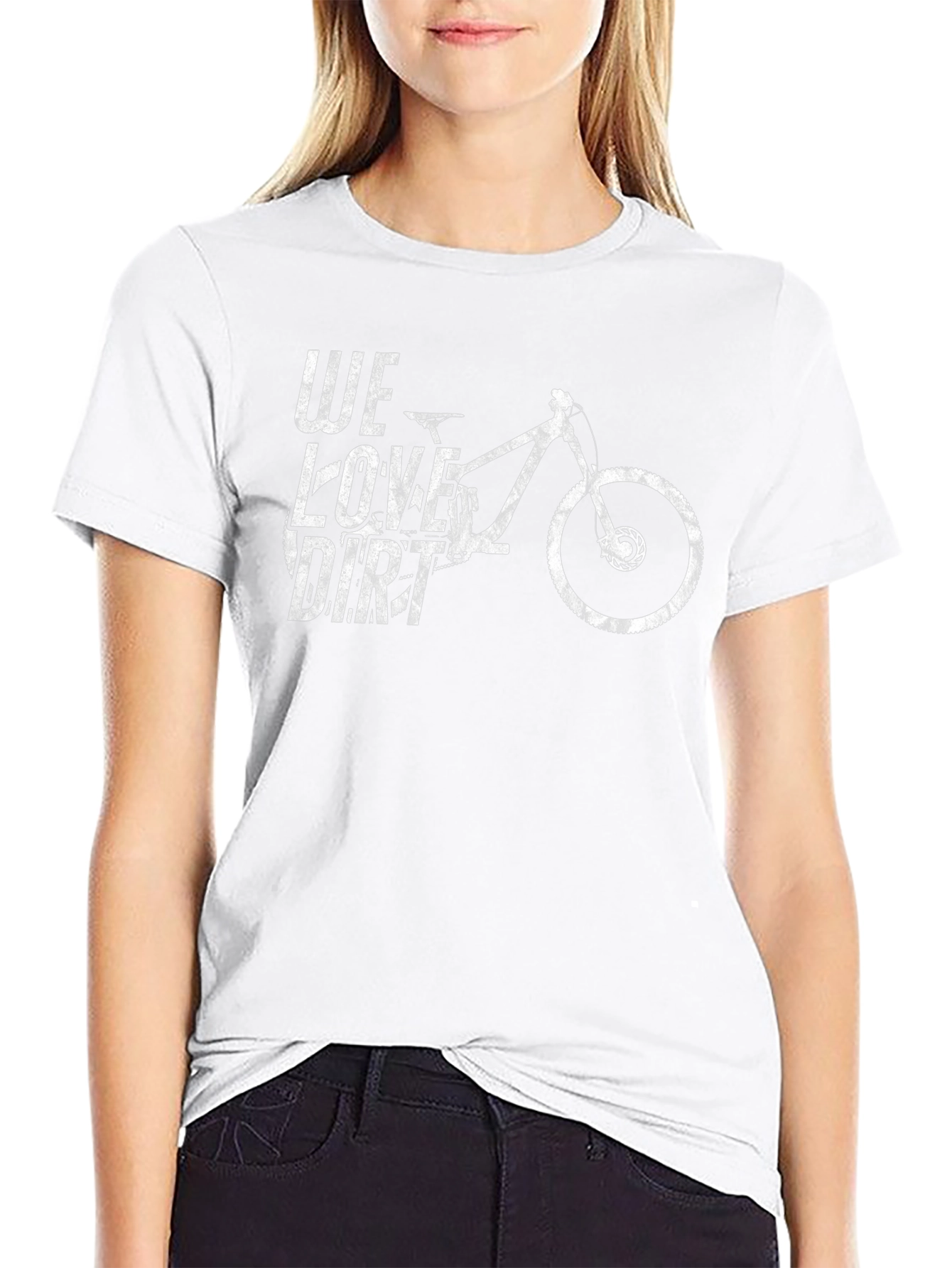 We Love Dirt Mountain Bike Graphic T-Shirt