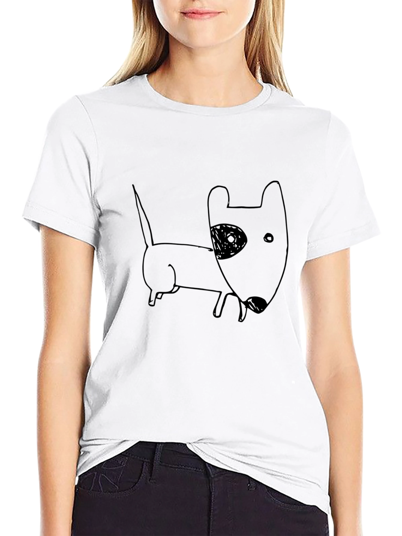 Funny Dog Graphic Tee - Unisex Black T-Shirt
