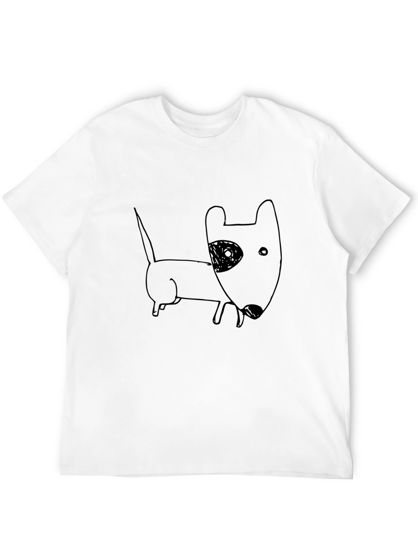 Funny Dog Graphic Tee - Unisex Black T-Shirt