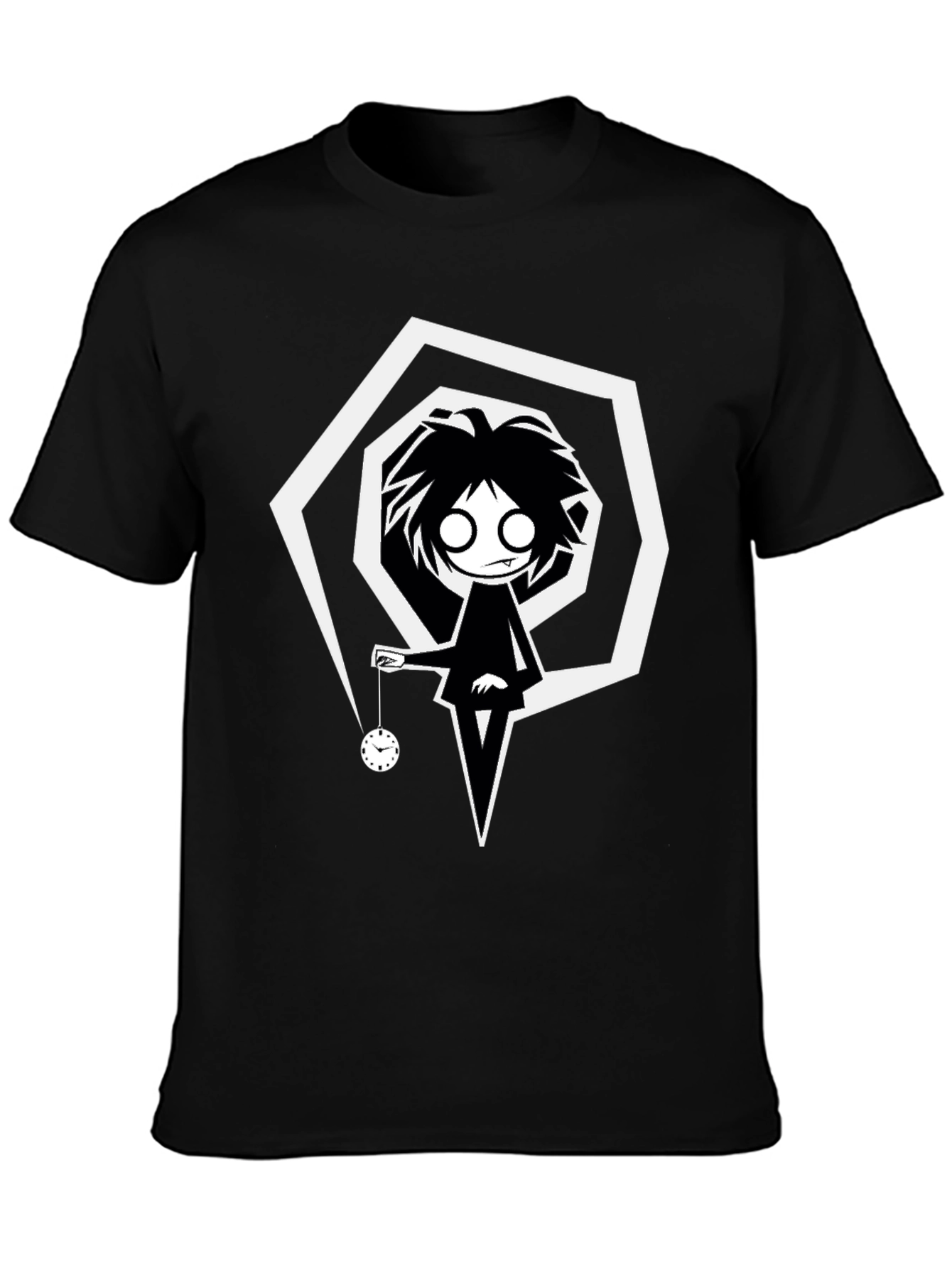 Hypnotic Pendulum T-Shirt - Gothic Style