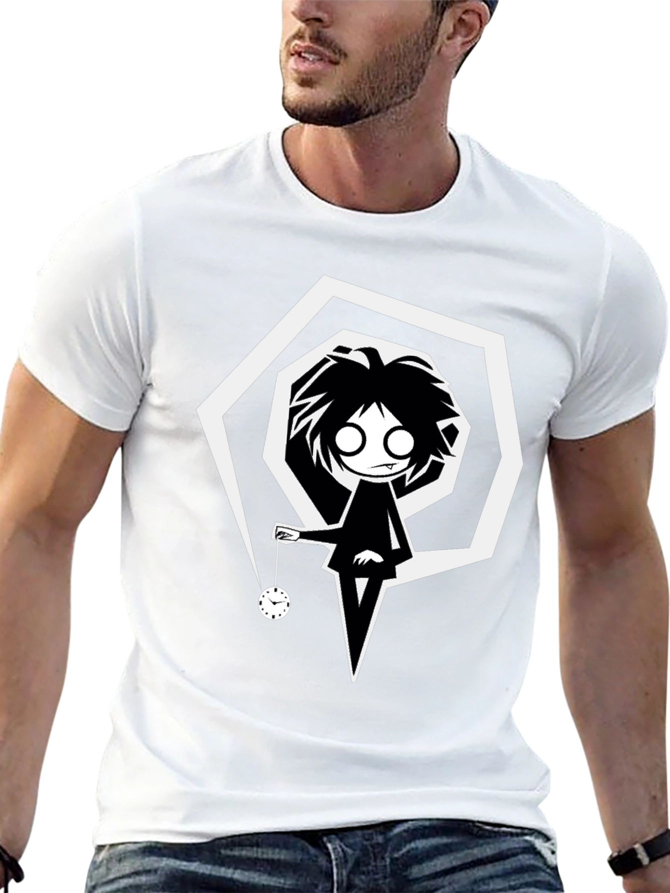 Hypnotic Pendulum T-Shirt - Gothic Style