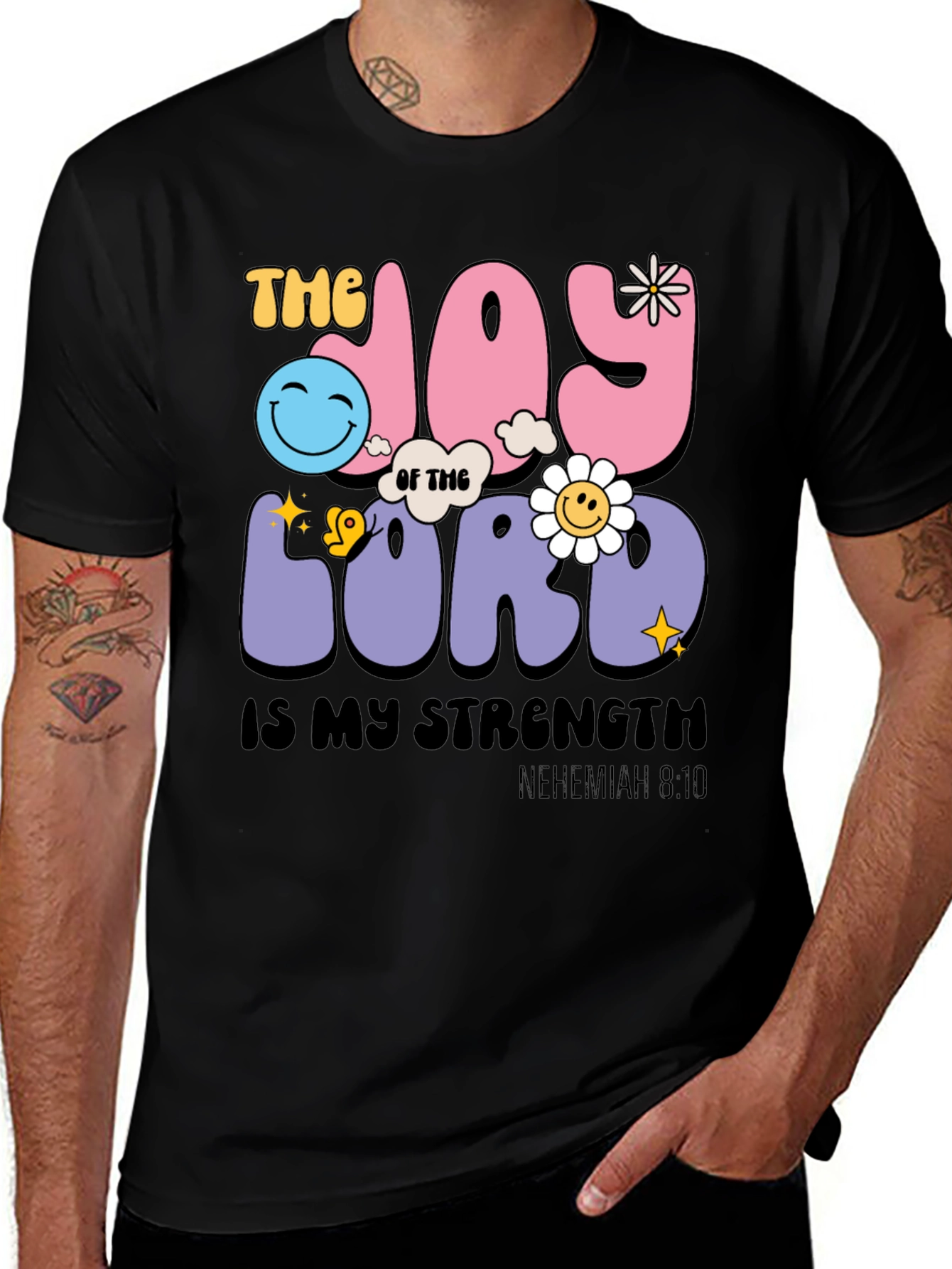 Joy of the Lord Christian Graphic Tee