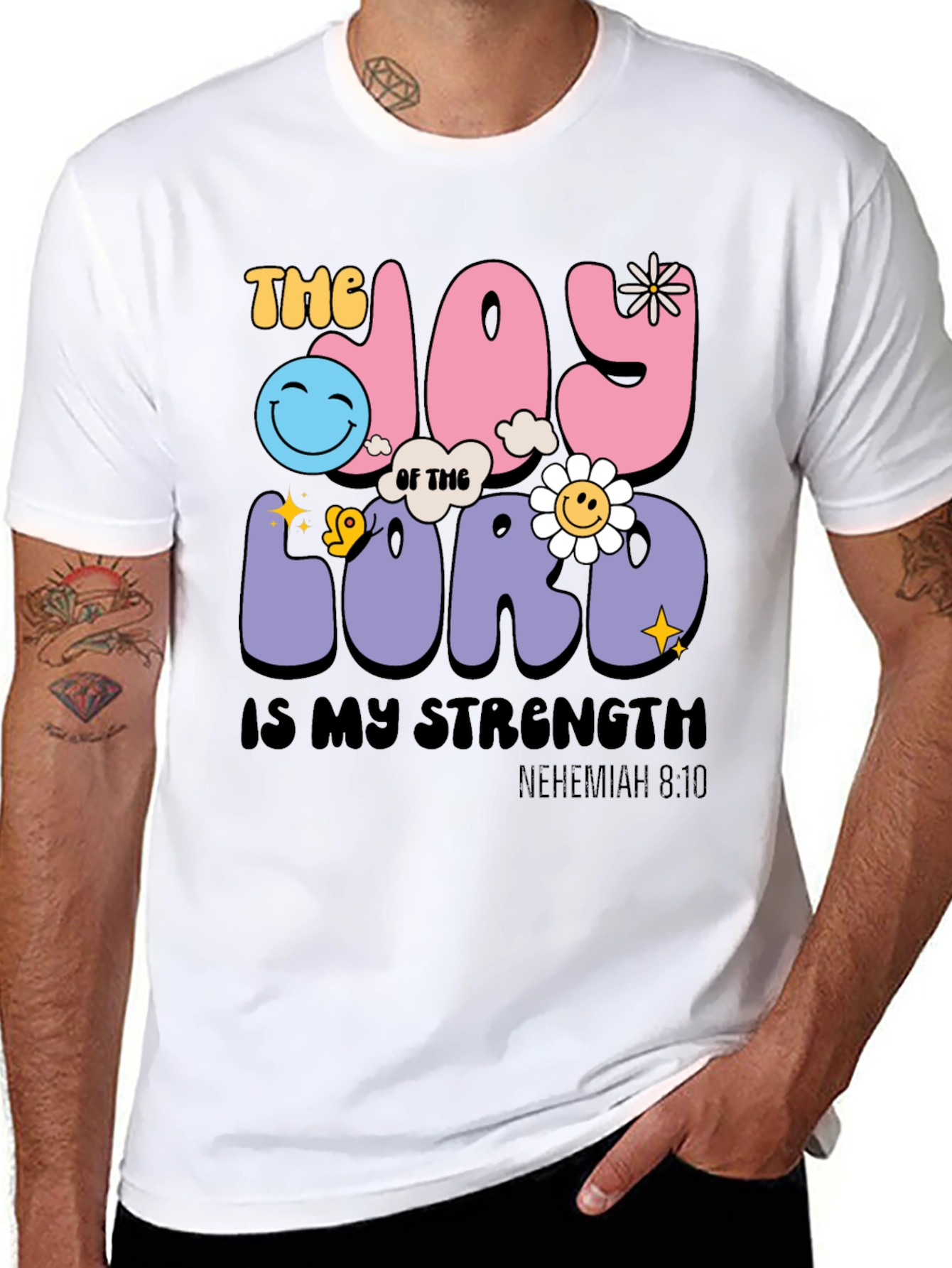 Joy of the Lord Christian Graphic Tee