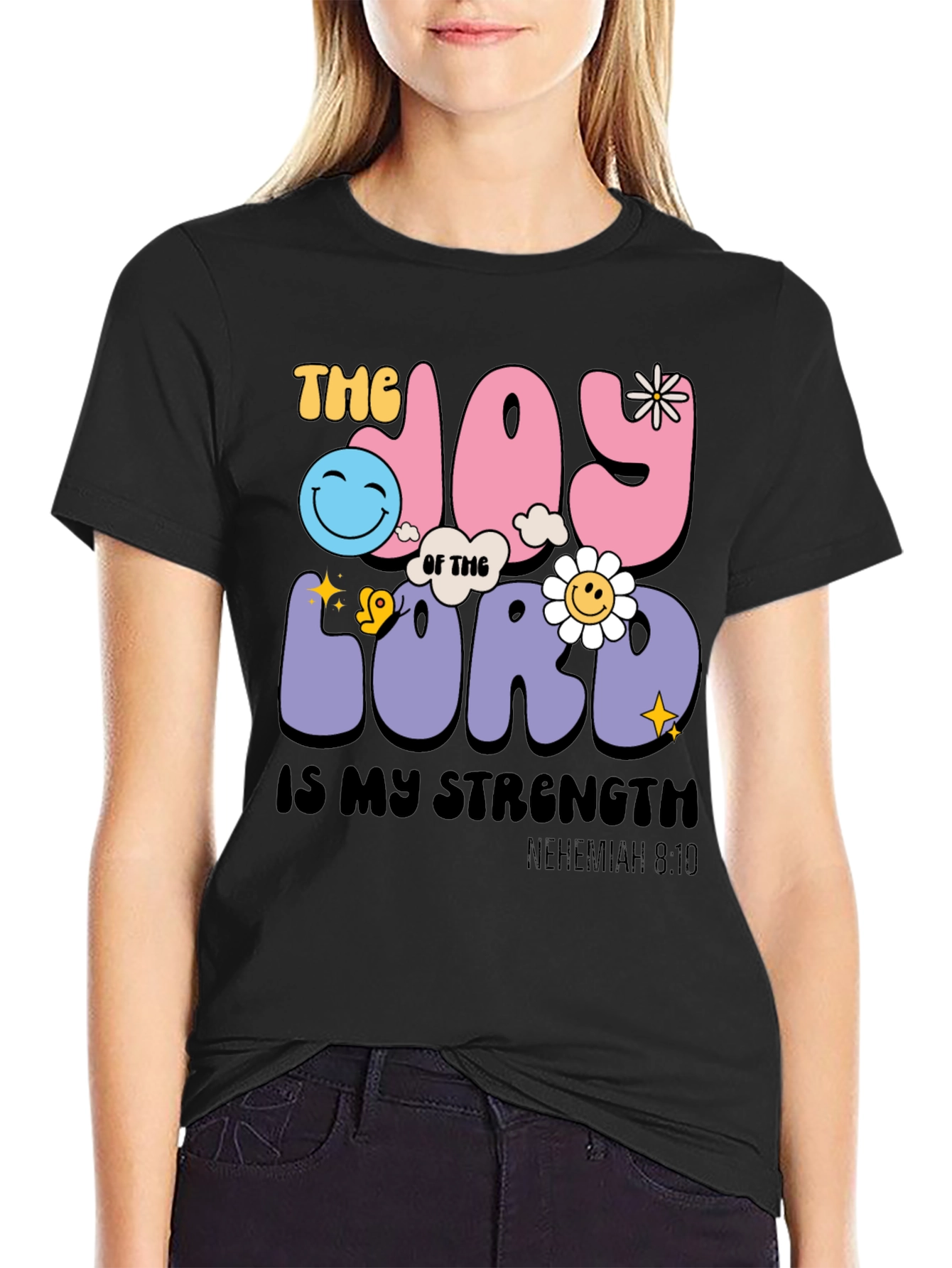 Joy of the Lord Christian Graphic Tee