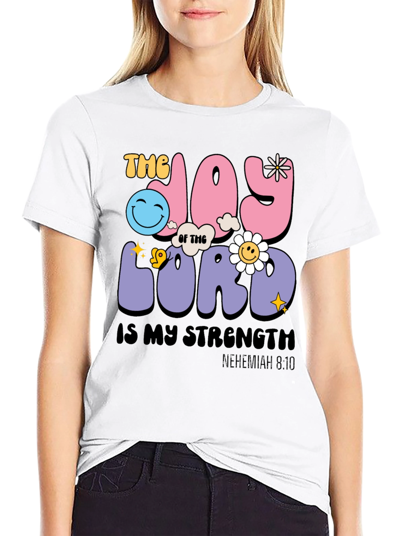 Joy of the Lord Christian Graphic Tee