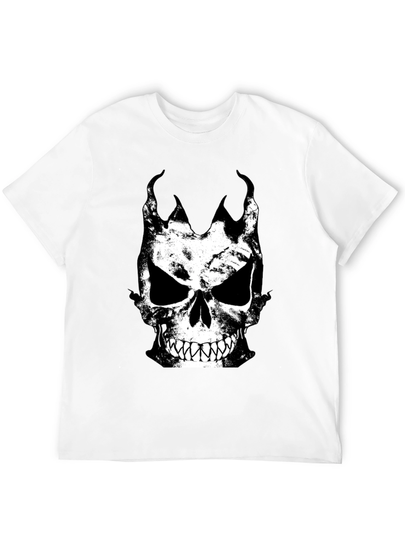 Skull Graphic Black T-Shirt for Men