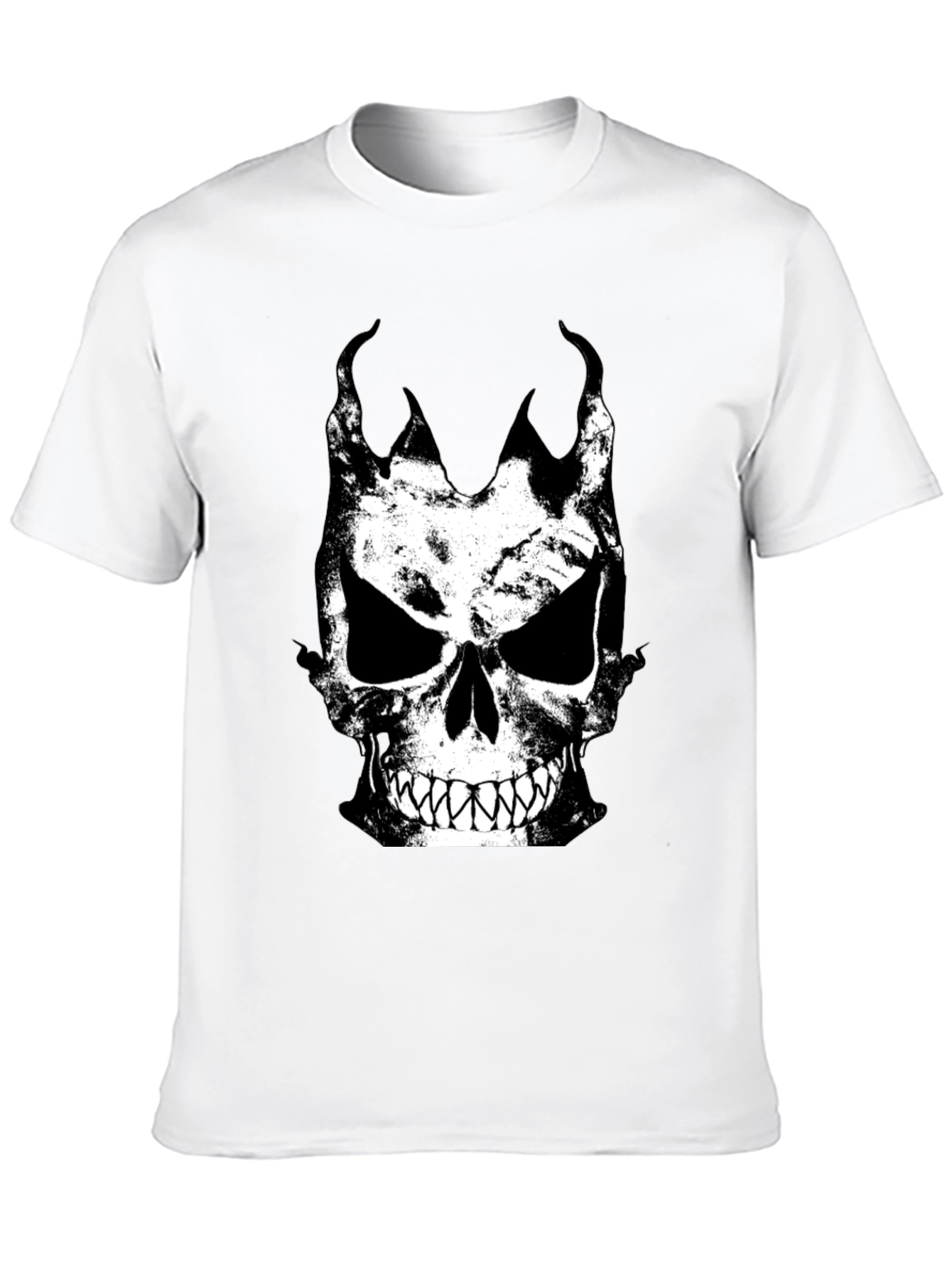 Skull Graphic Black T-Shirt for Men
