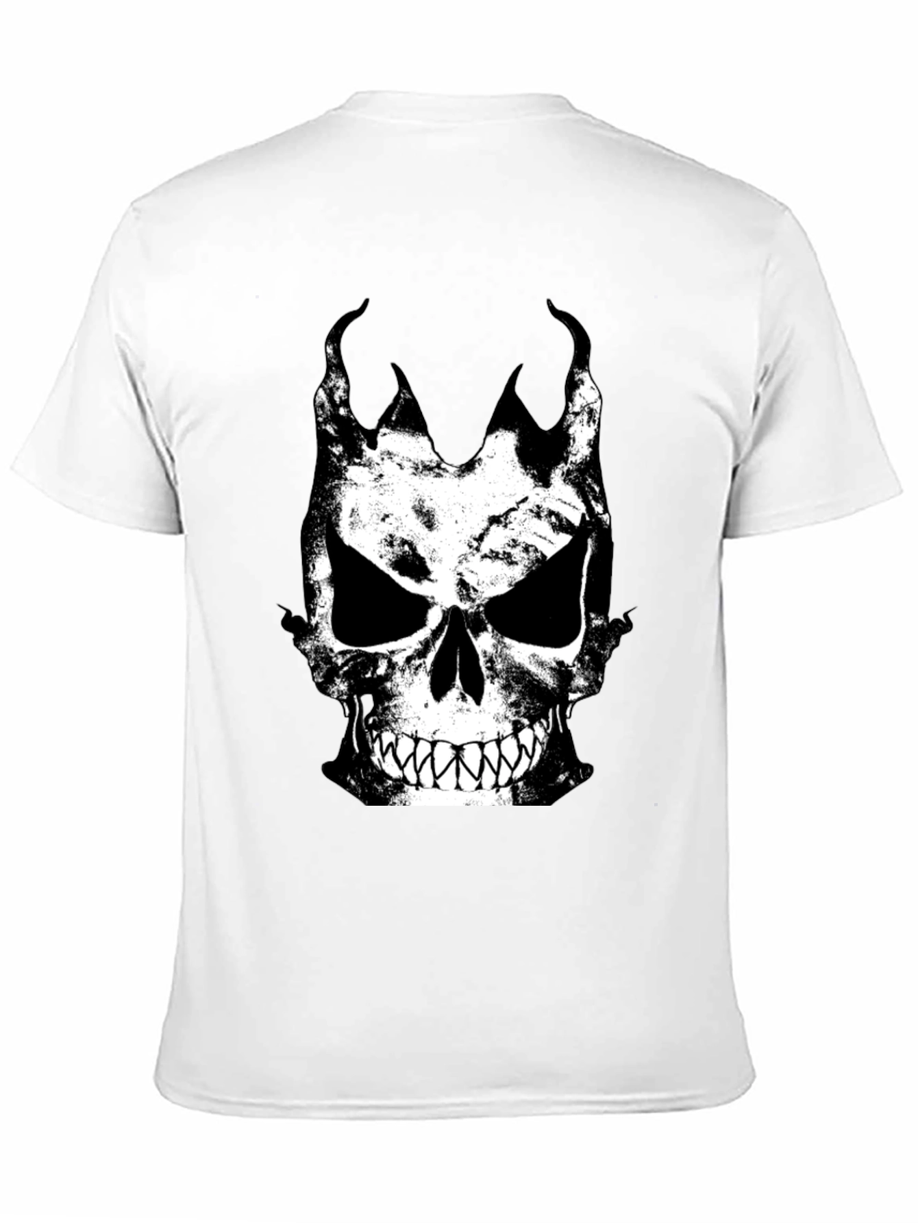 Skull Graphic Black T-Shirt for Men