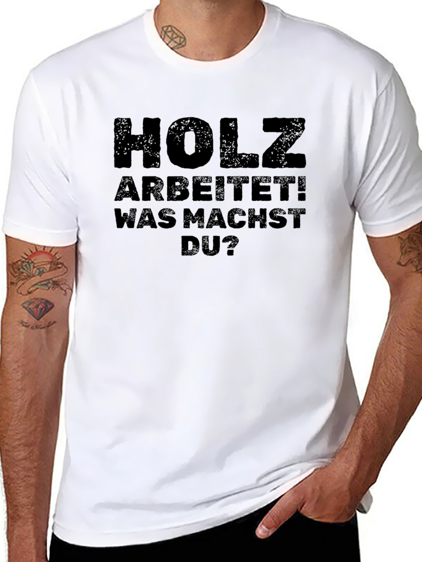Holz Arbeitet T-Shirt - German Woodworking Tee