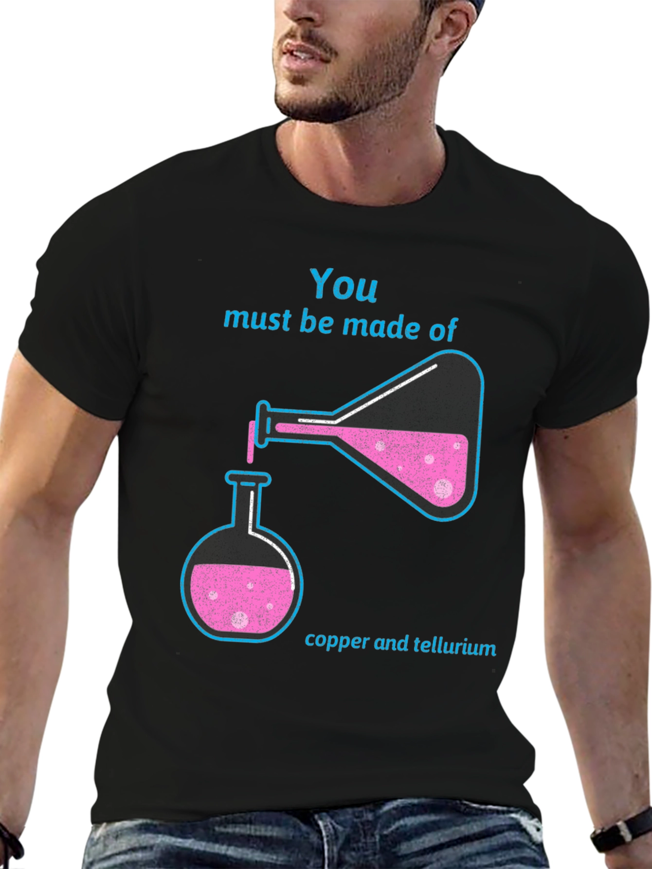 Science Humor Graphic T-Shirt - Copper & Tellurium