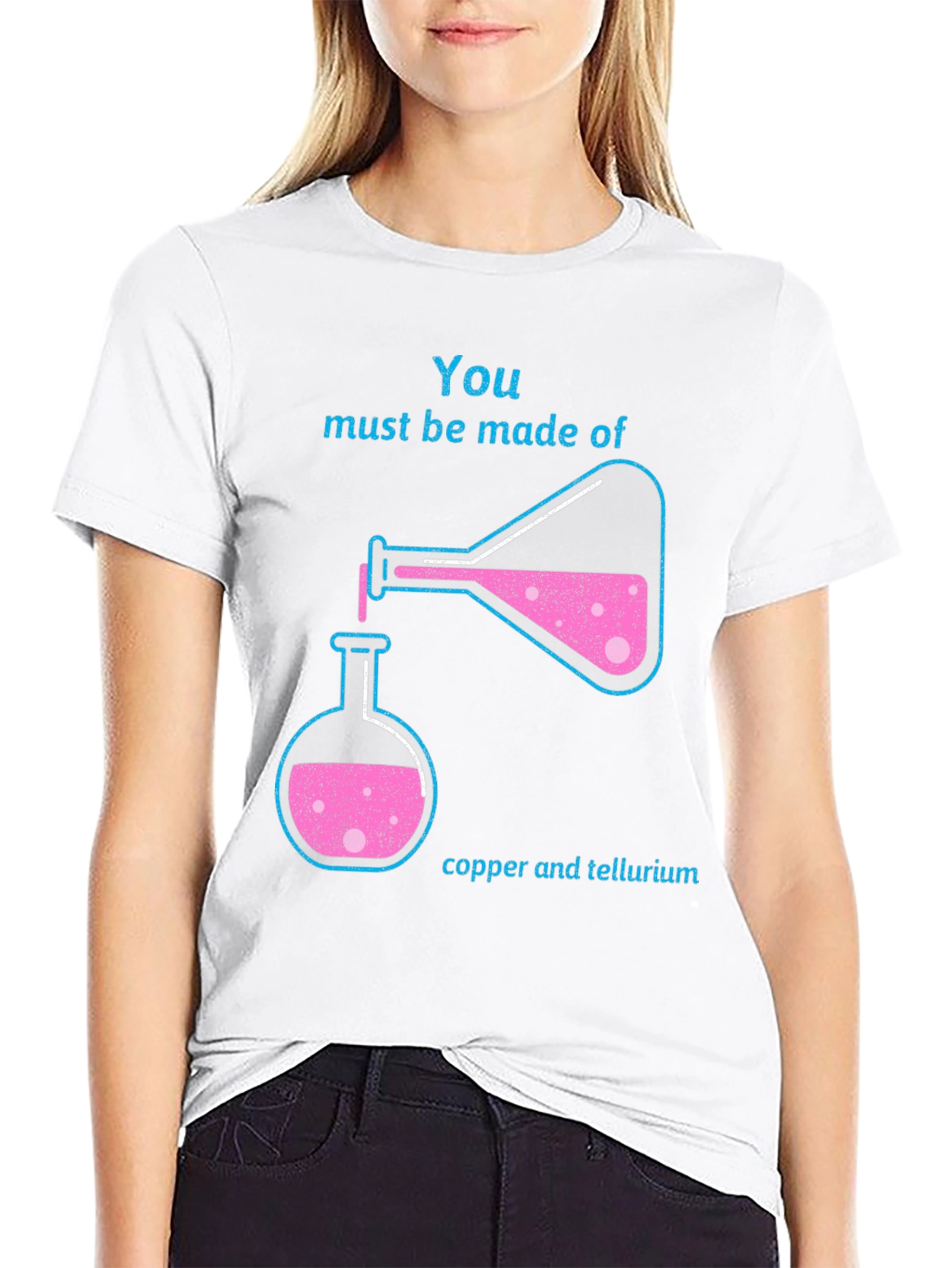 Science Humor Graphic T-Shirt - Copper & Tellurium
