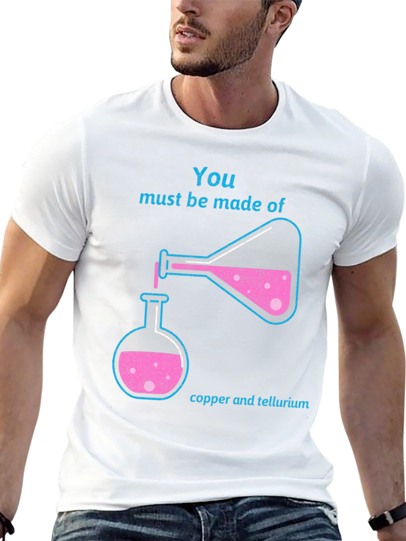Science Humor Graphic T-Shirt - Copper & Tellurium
