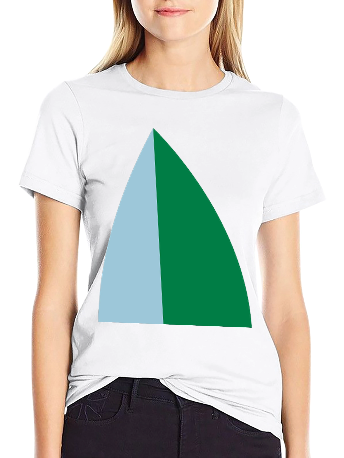 Geometric Triangle Tee - Modern Casual Style