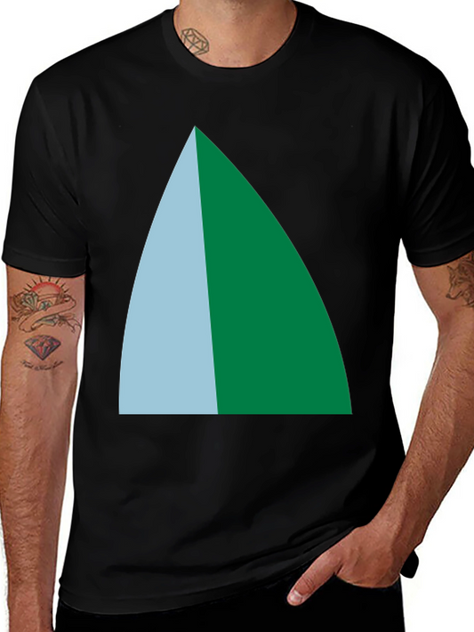 Geometric Triangle Tee - Modern Casual Style