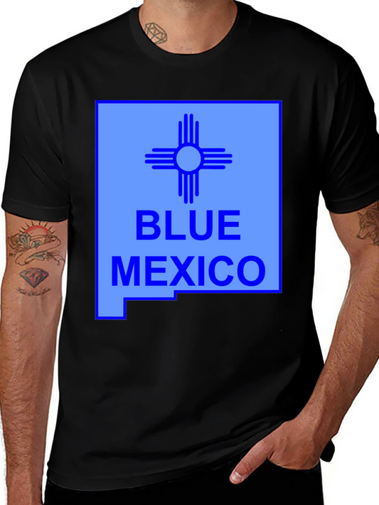 Blue Mexico Graphic Tee - Unisex