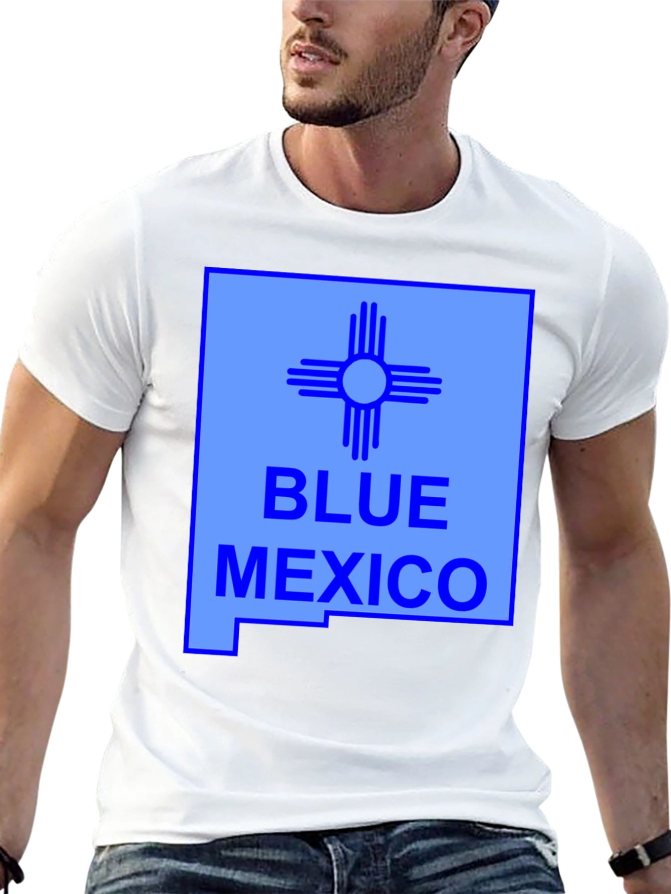 Blue Mexico Graphic Tee - Unisex